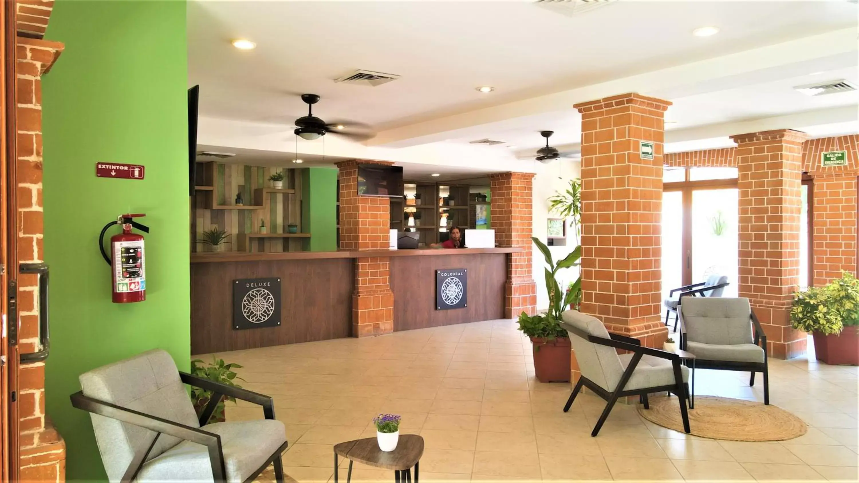 Lobby or reception in Hotel Colonial Playa del Carmen Lobby or reception in Hotel Colonial Playa del Carmen