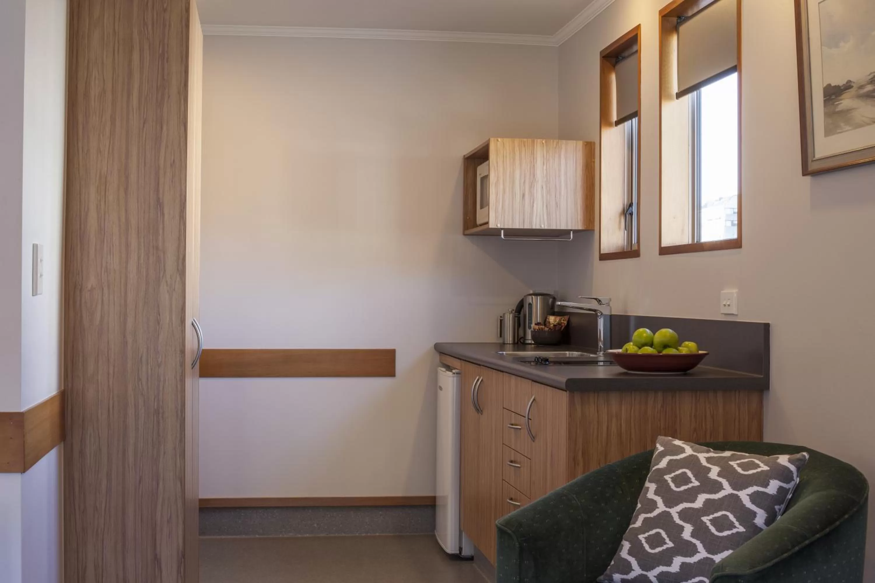 Living room in Amross Motel