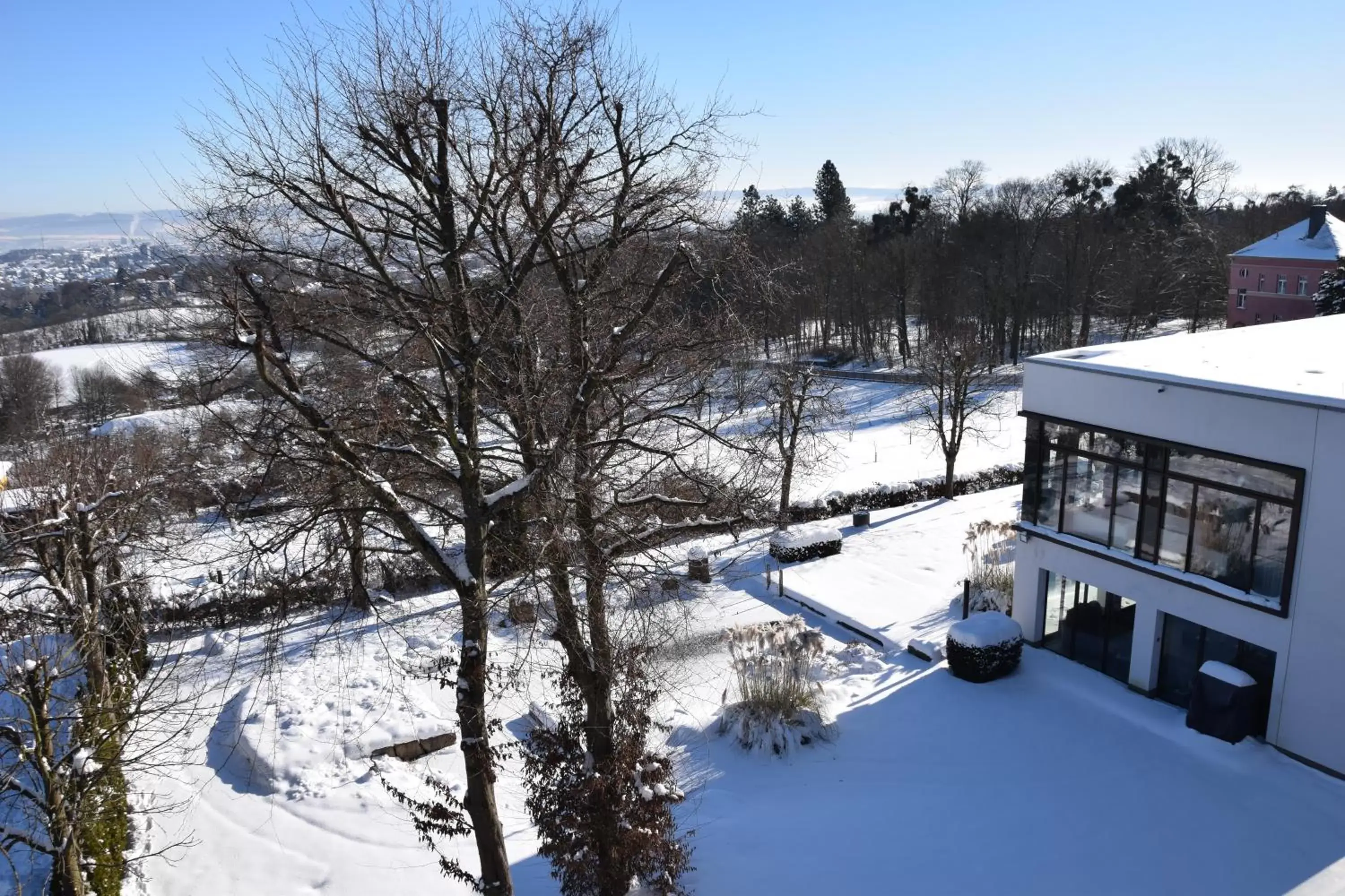 View (from property/room), Winter in Schlosshotel Kassel