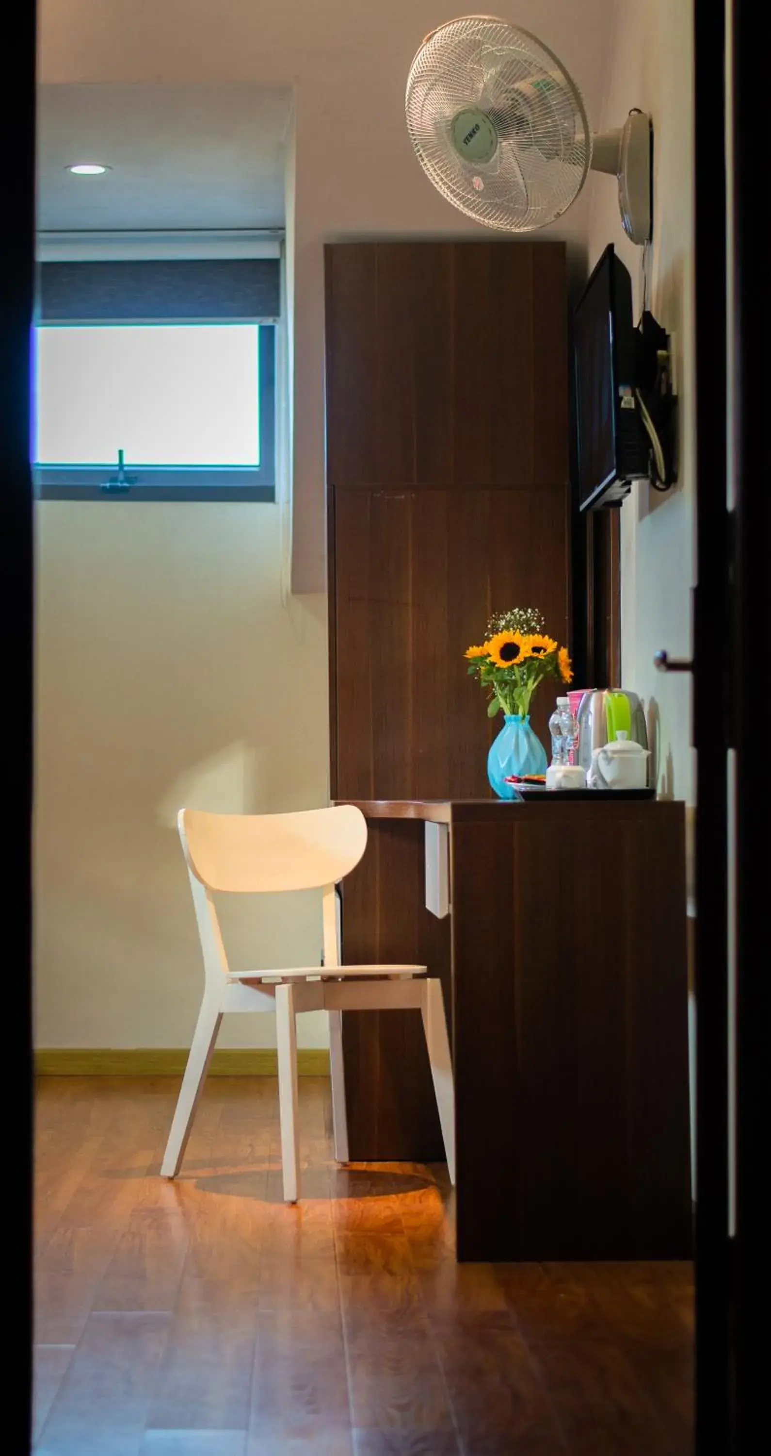 Decorative detail, TV/Entertainment Center in Tasme Hotel