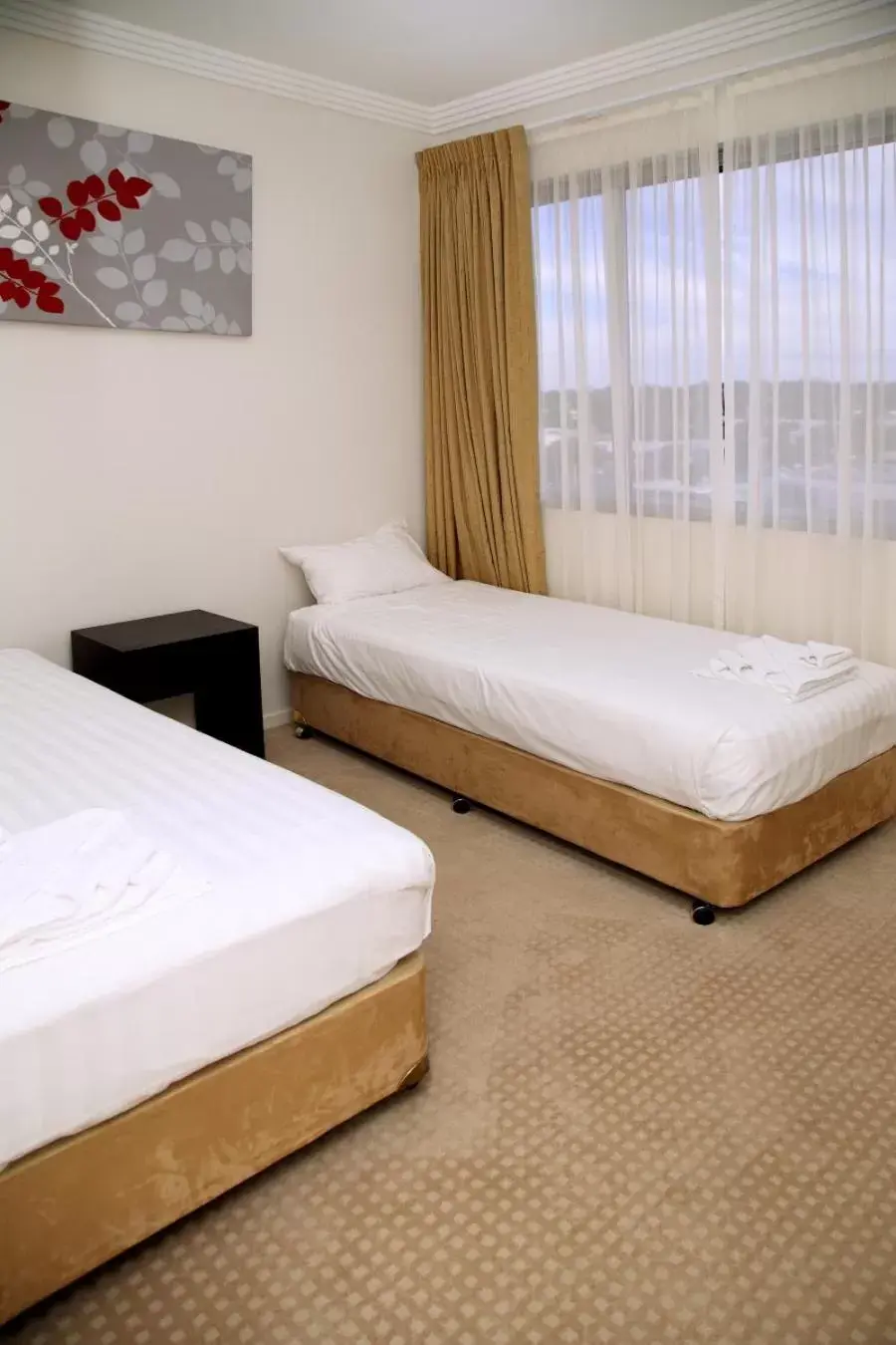 Bed in Toowoomba Central Plaza Apartment Hotel