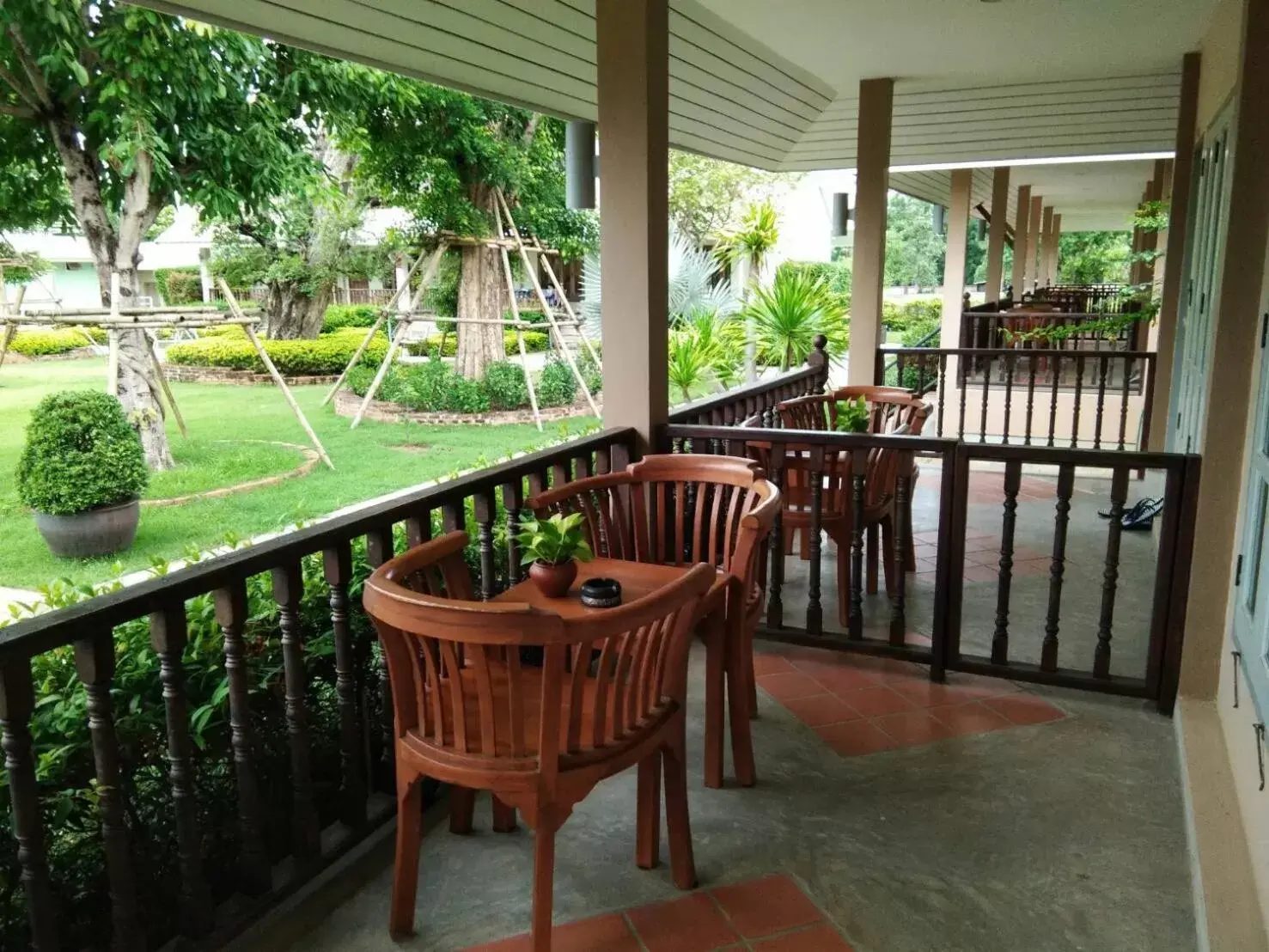 Balcony/Terrace in Scent of Sukhothai Resort