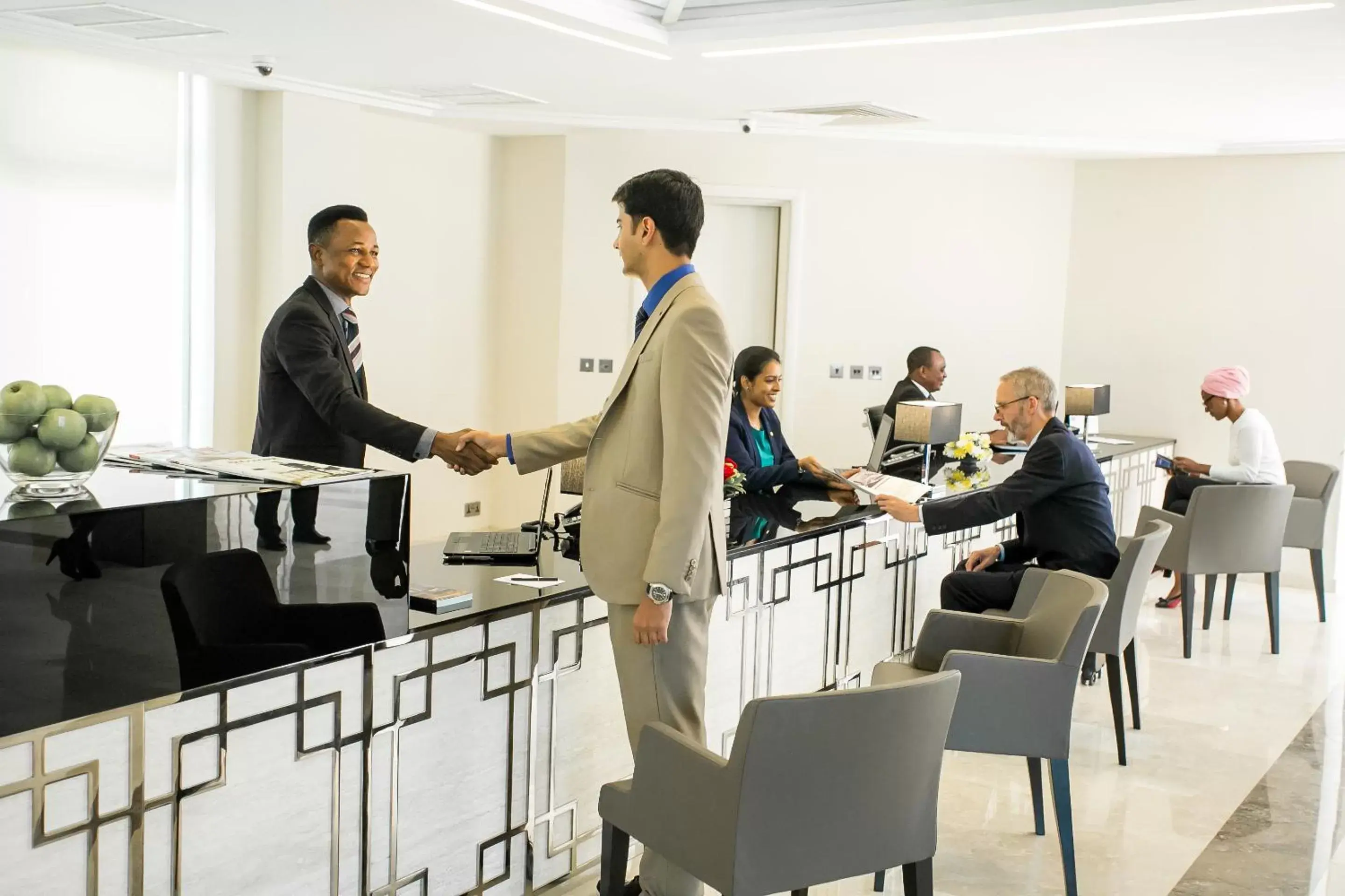 Lobby or reception in Fraser Suites Abuja