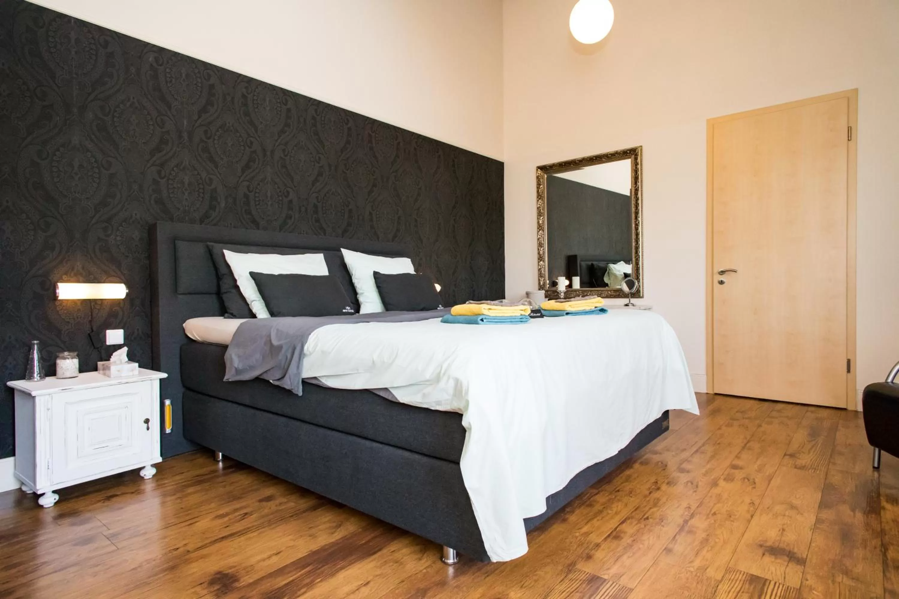 Bed in Luxe B&B Het Colmerhof