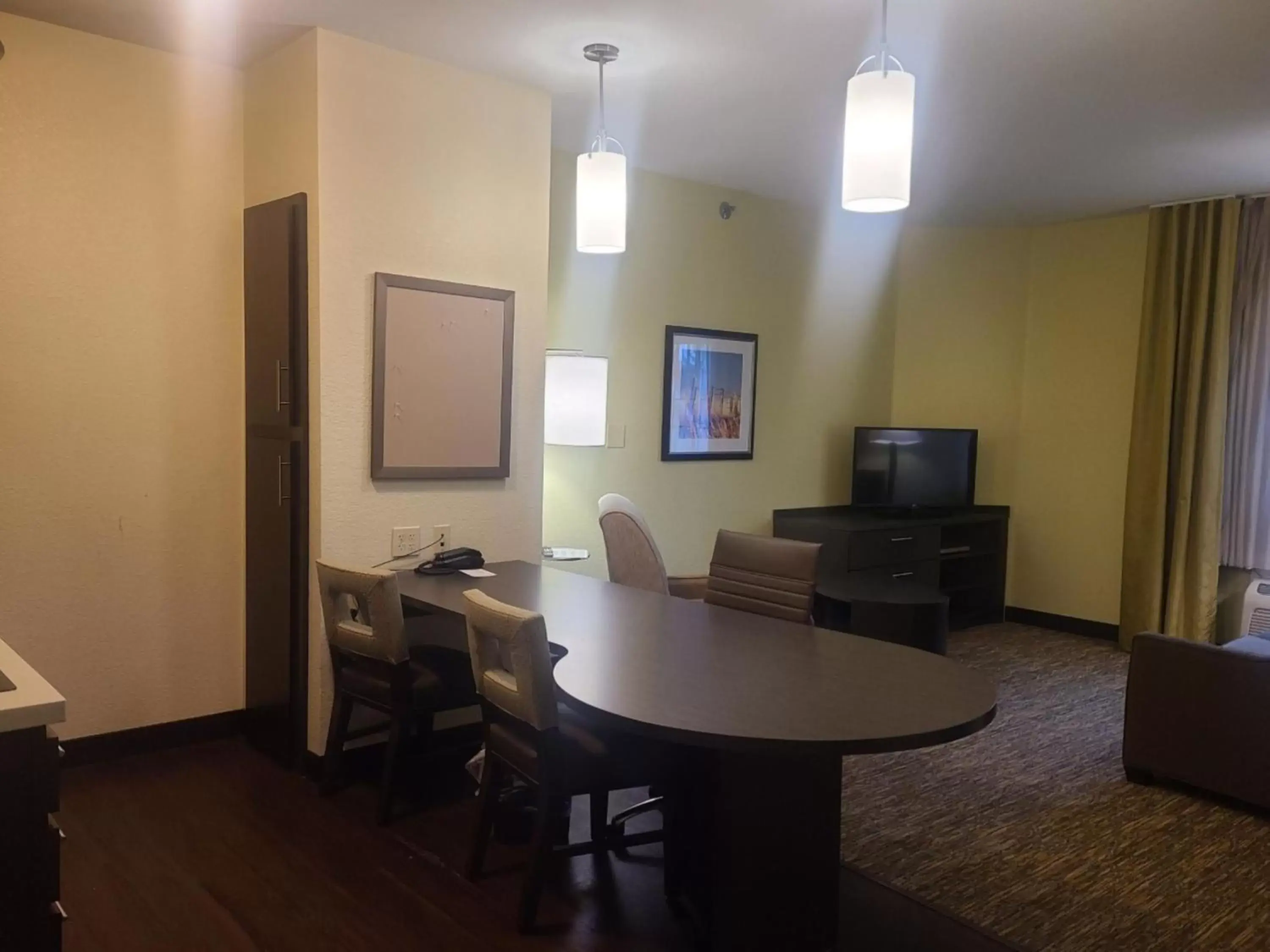 Photo of the whole room, TV/Entertainment Center in Candlewood Suites Bismarck