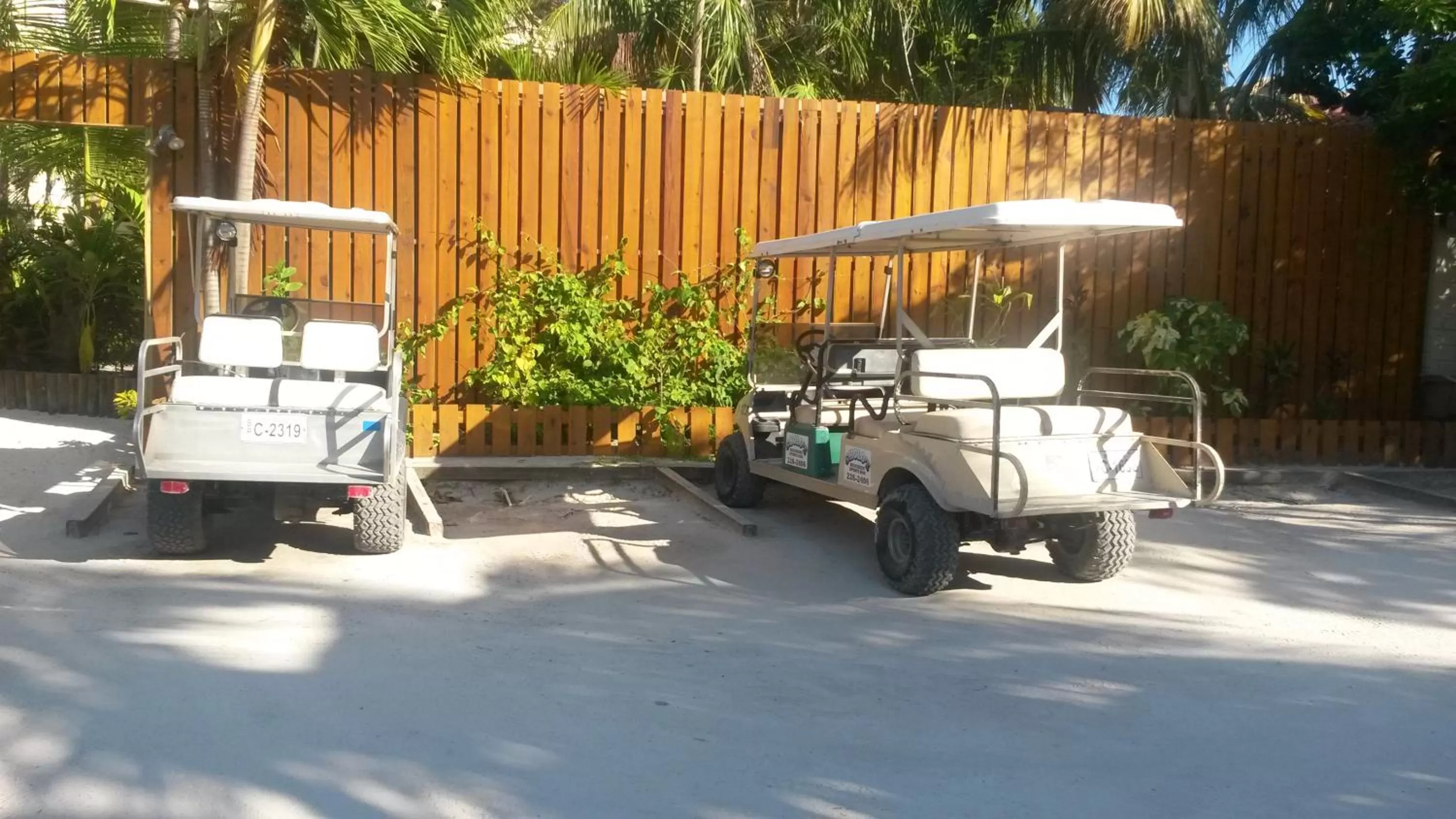 Street view in The Palms Oceanfront Suites