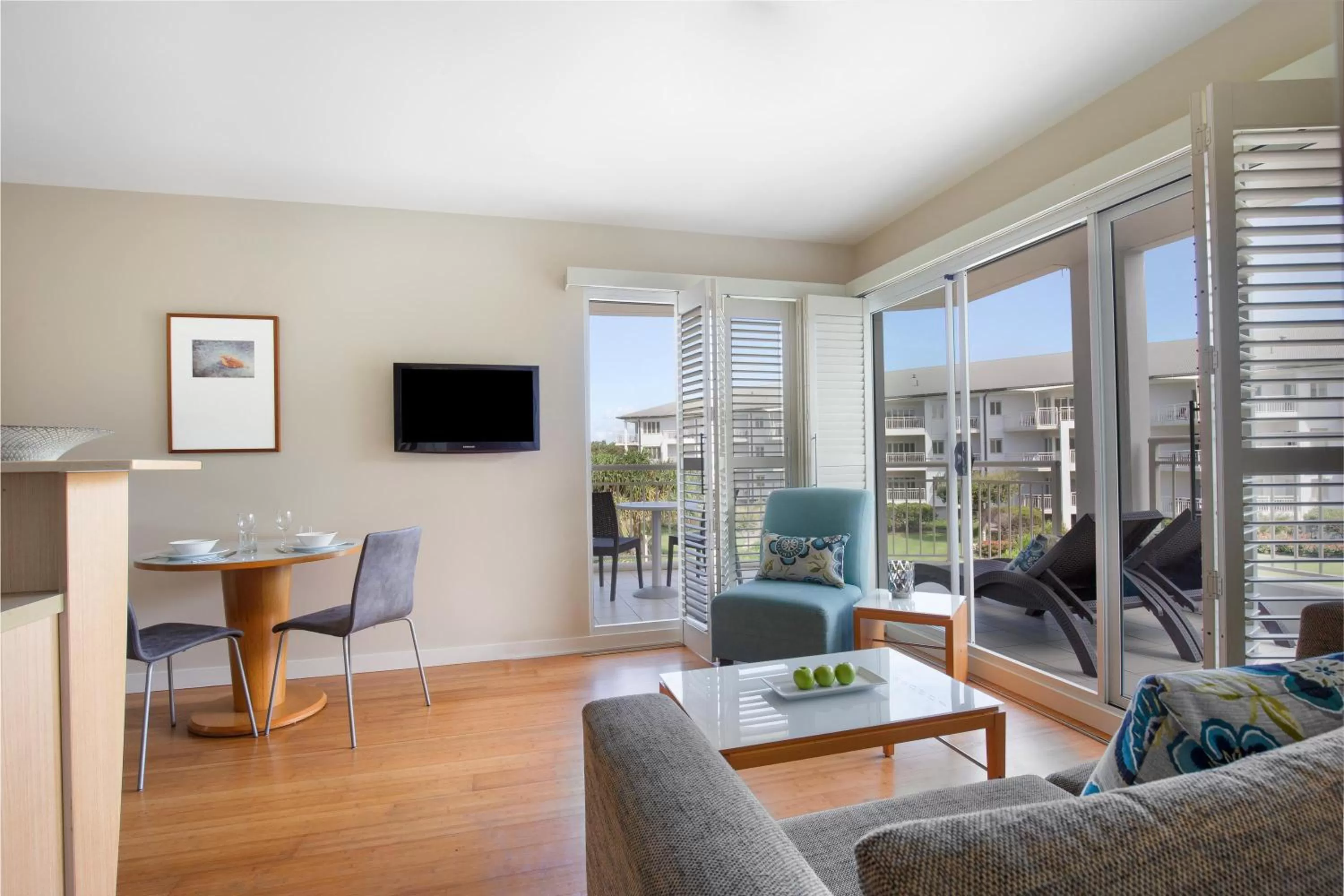 Living room in Mantra on Salt Beach