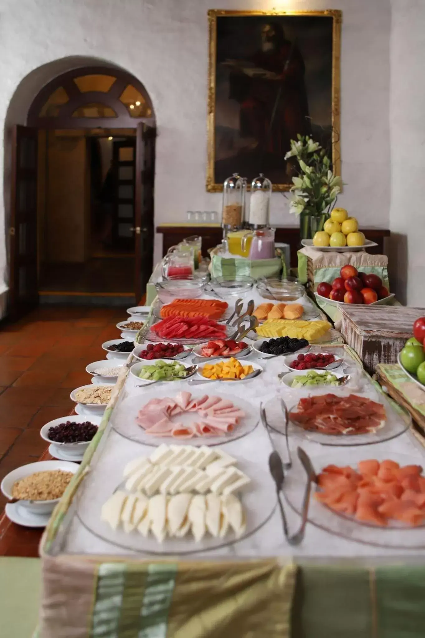 Buffet breakfast in Quinta Real Oaxaca