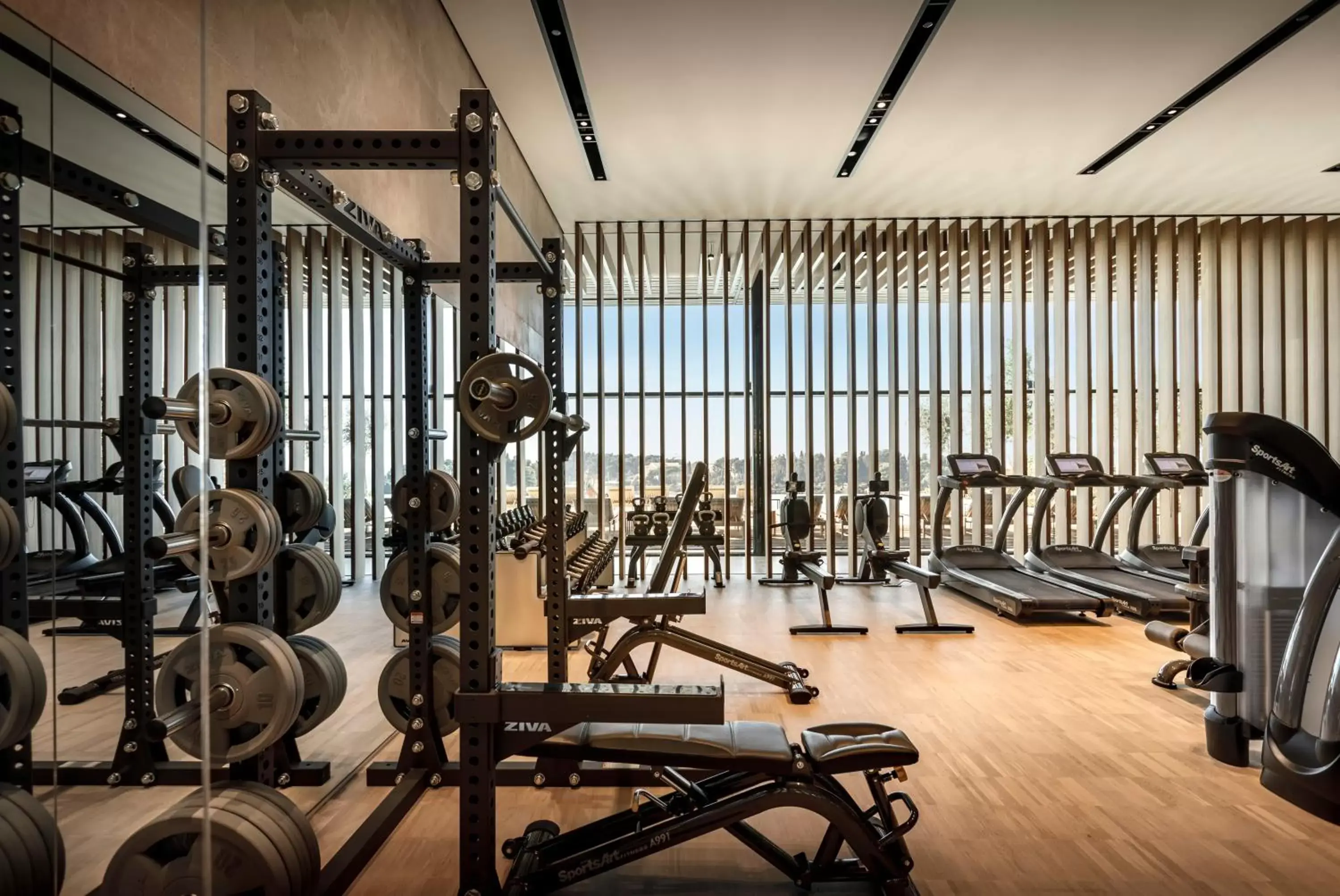 Fitness centre/facilities in Grand Park Hotel Rovinj by Maistra Collection Fitness centre/facilities in Grand Park Hotel Rovinj by Maistra Collection
