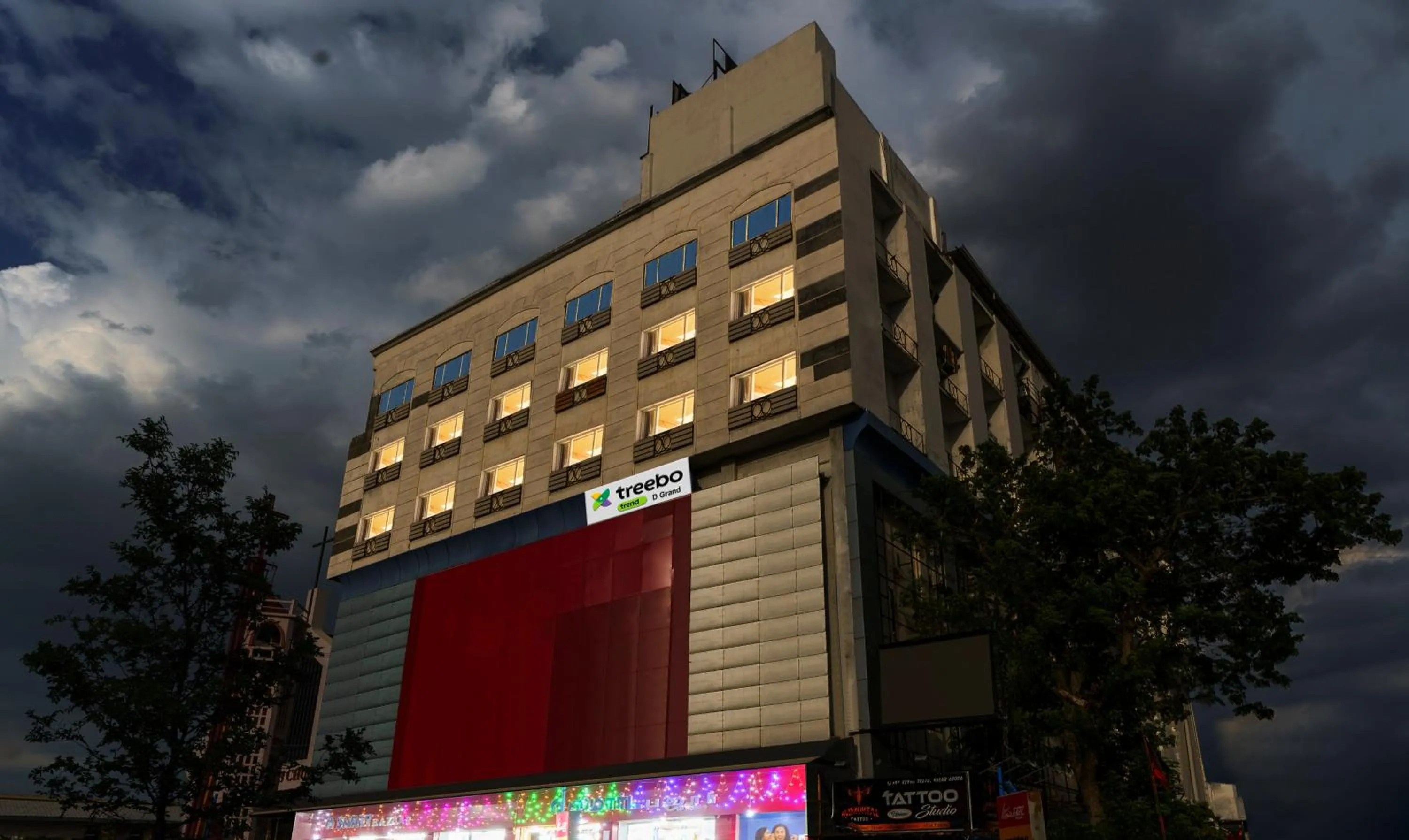 Facade/entrance in Treebo Trend D Grand