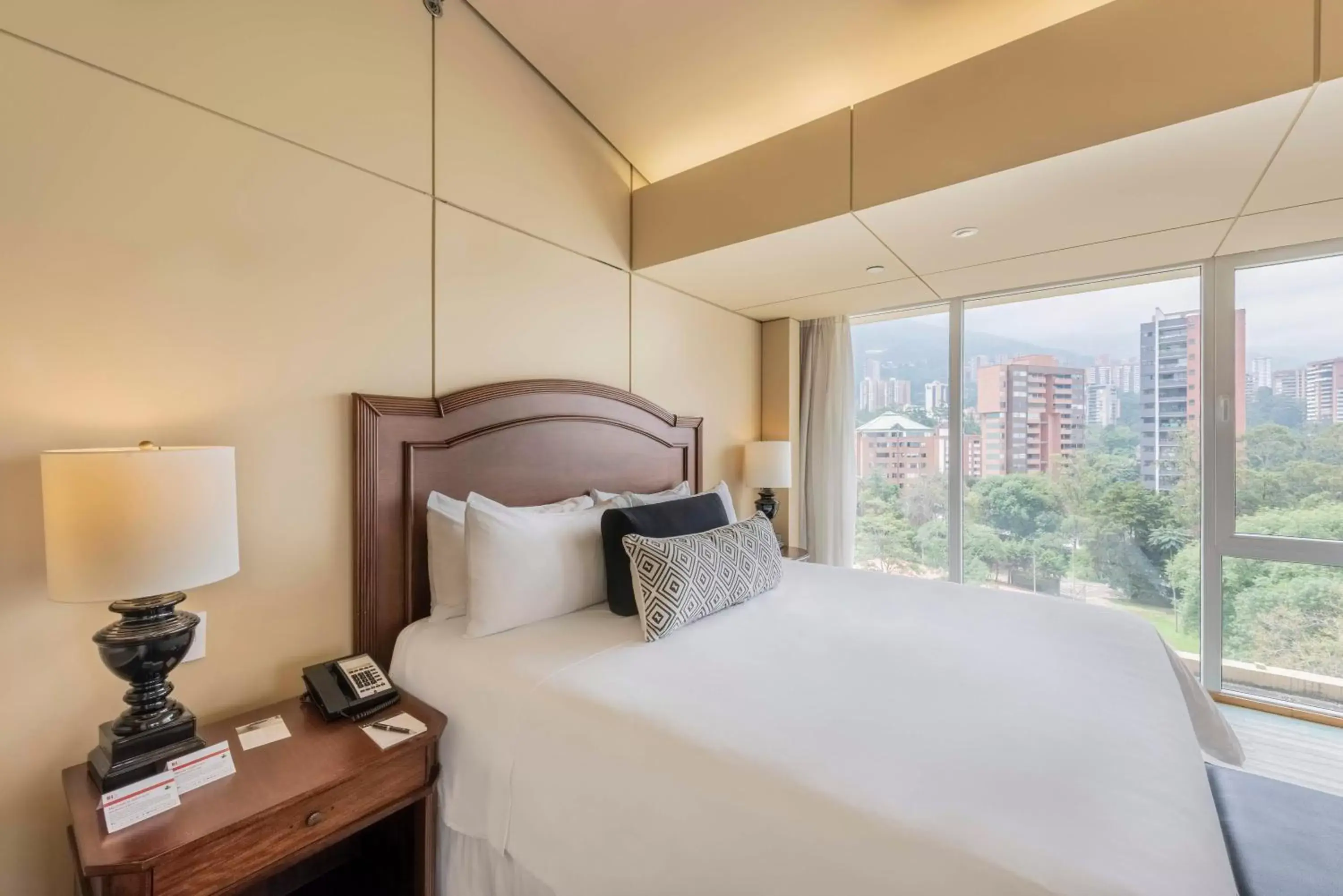 Bed in Hotel Intercontinental Medellín, an IHG Hotel