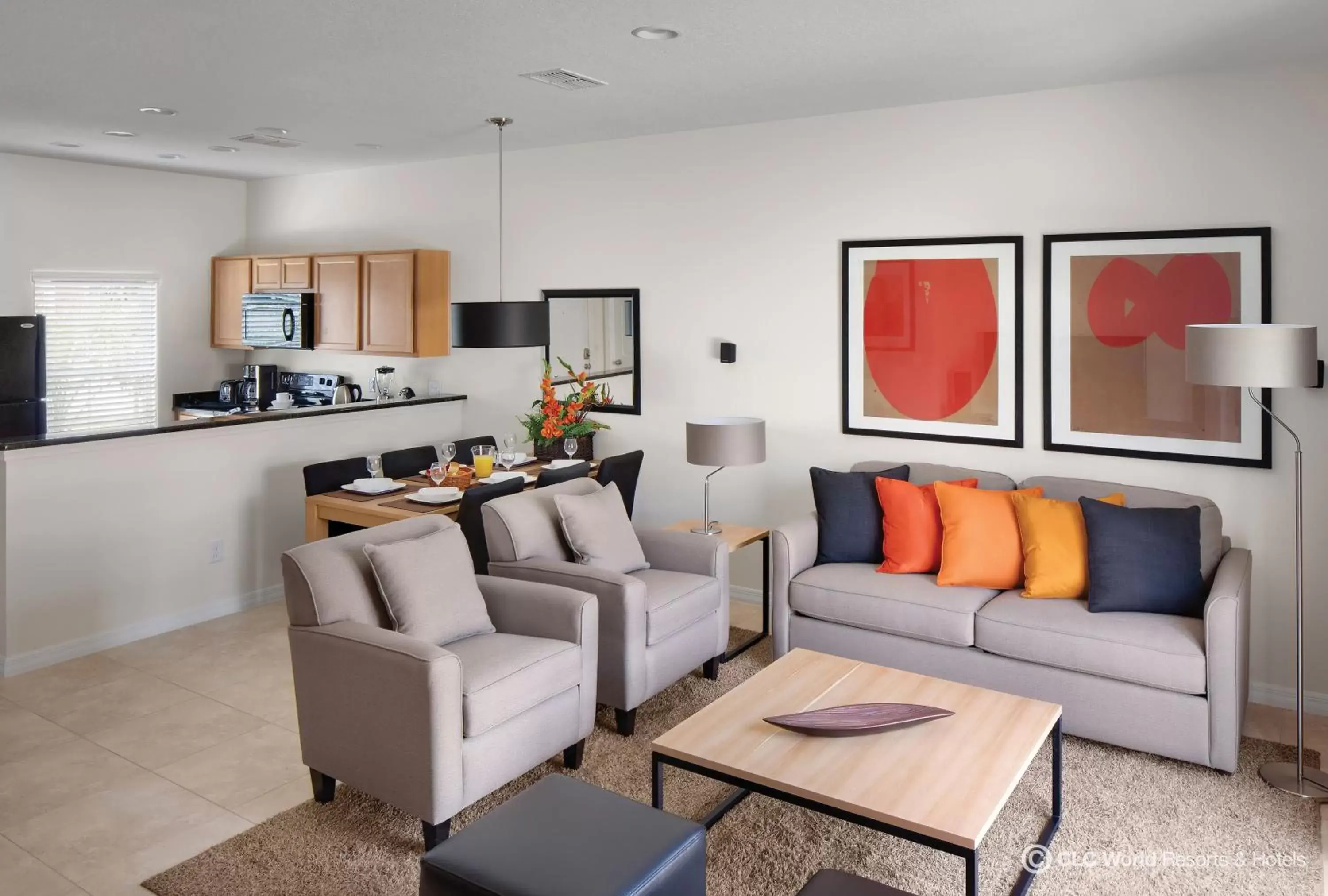 Living room, Seating Area in Encantada Resort Vacation Townhomes by IDILIQ