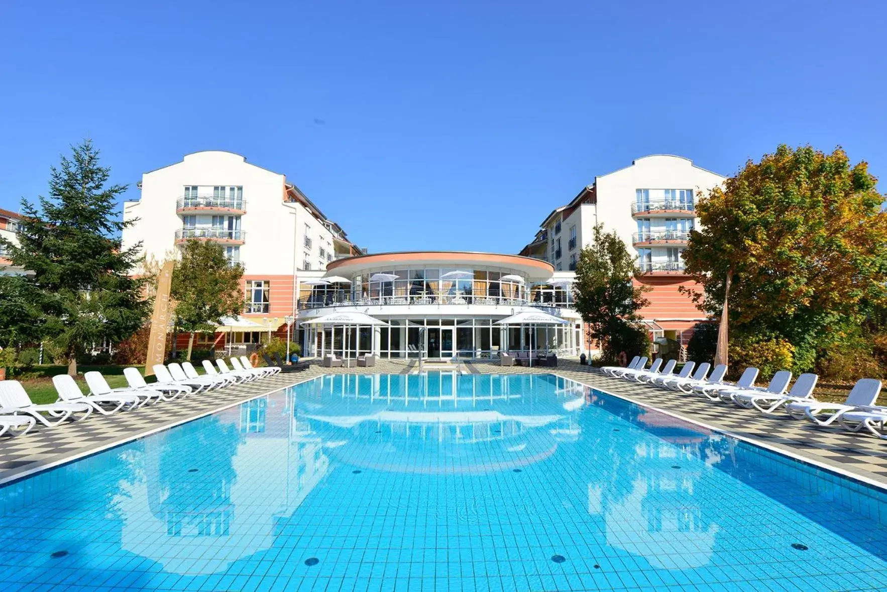 Property building, Swimming Pool in The Monarch Hotel