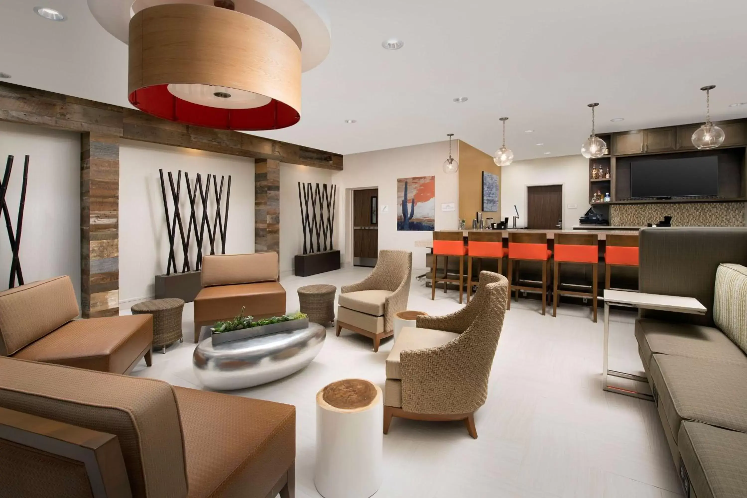 Lounge or bar, Seating Area in Hilton Garden Inn San Antonio Downtown Riverwalk