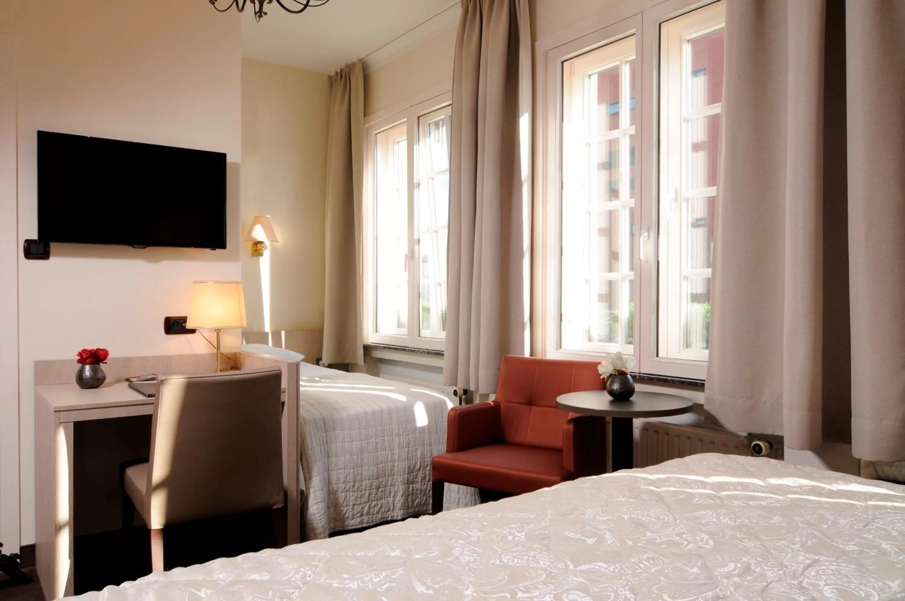 Bed in Hotel Albert I