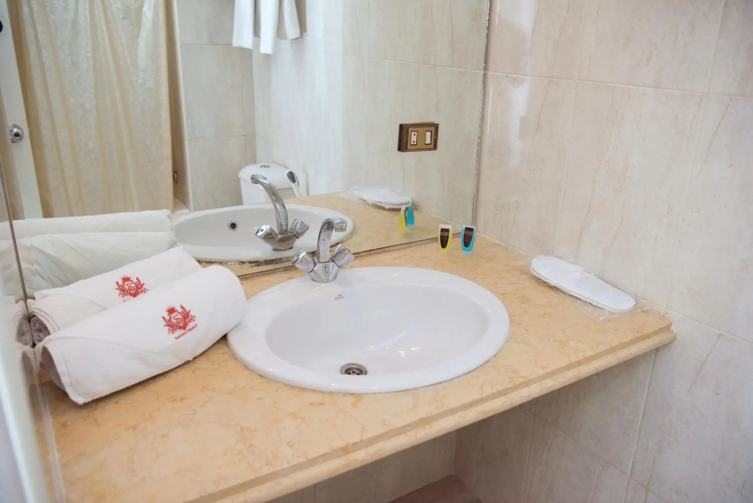 Bathroom in Salma Hotel Cairo