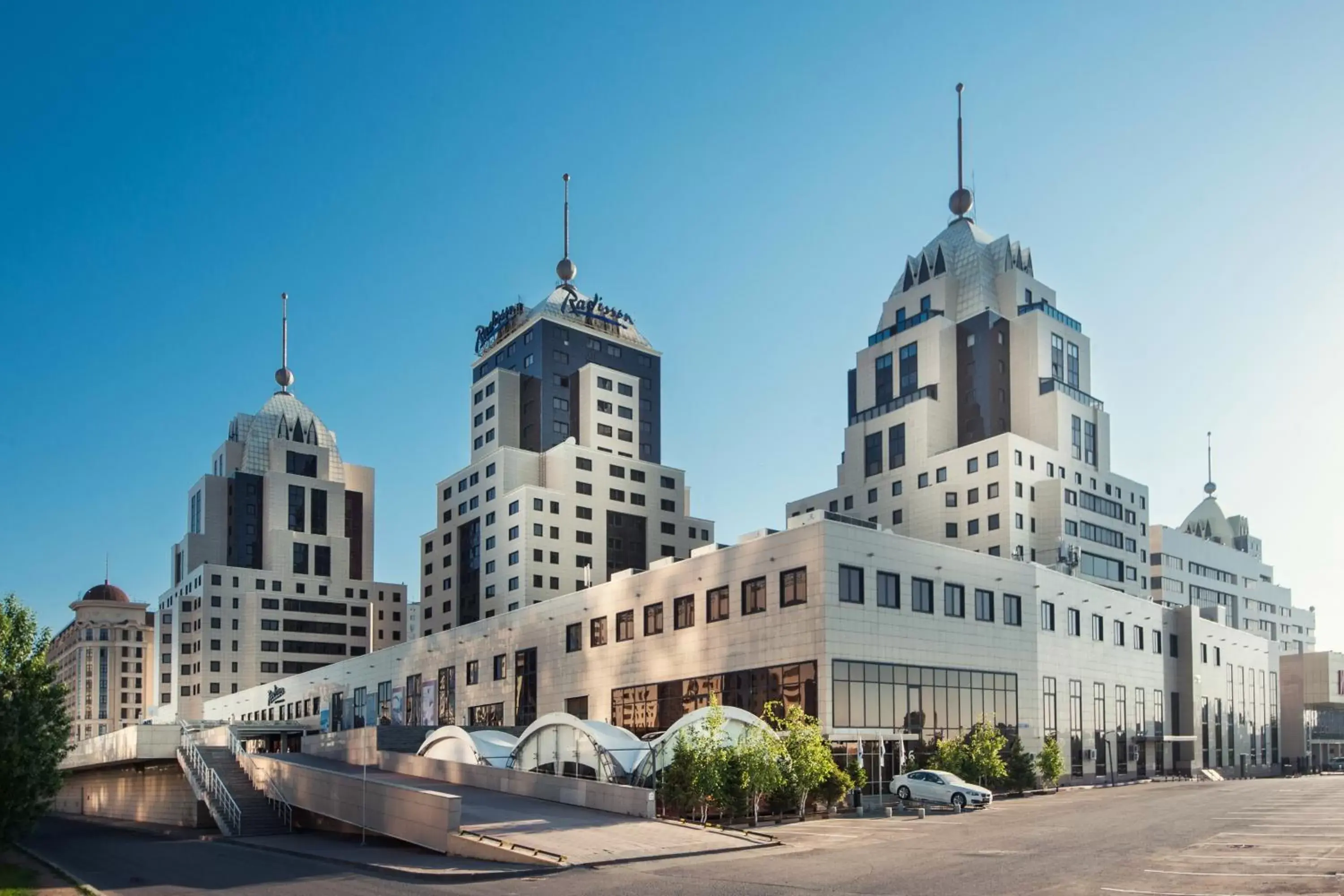 Facade/entrance, Property Building in Radisson Hotel Astana