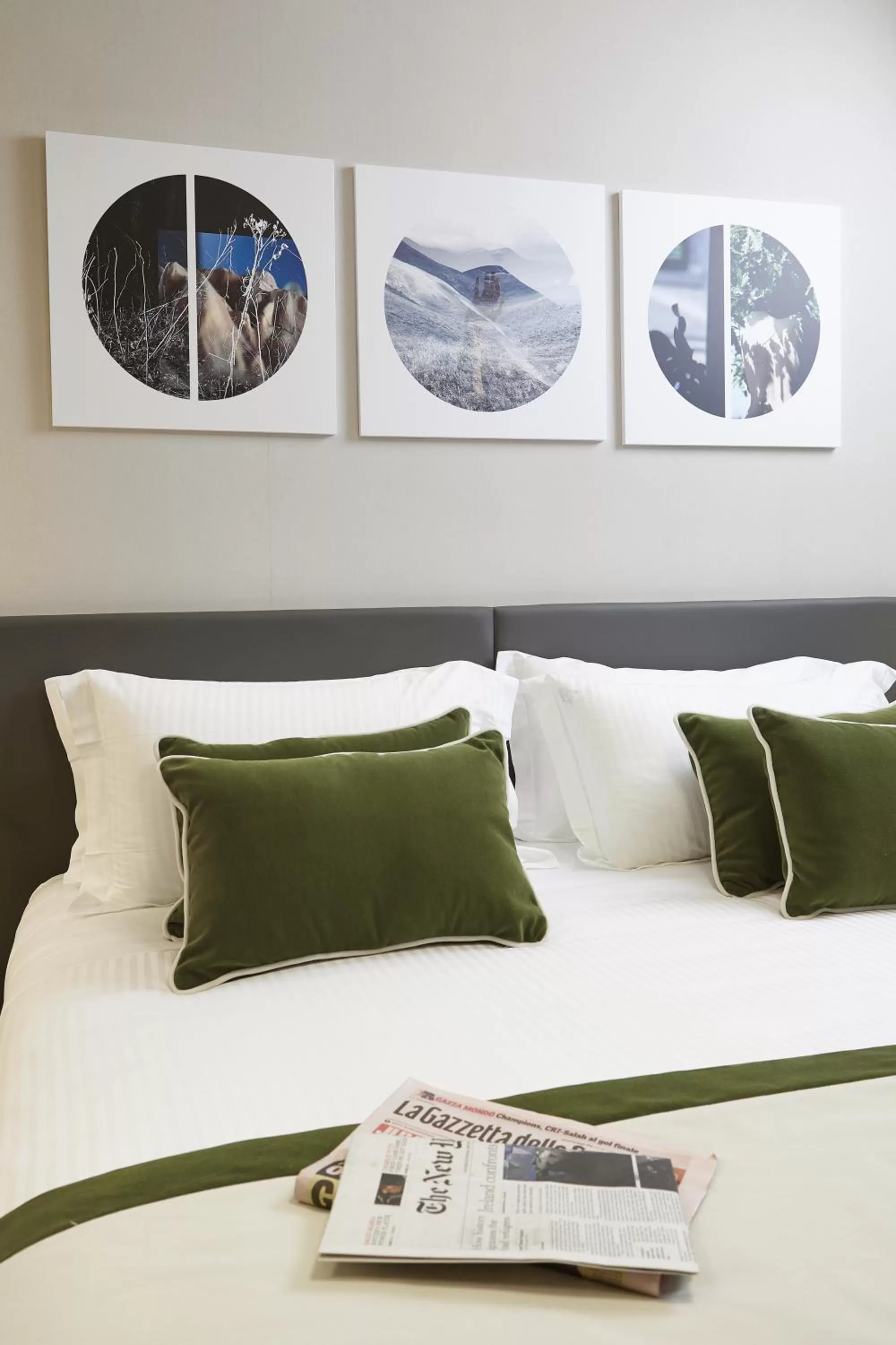 Bed in Messori Suites