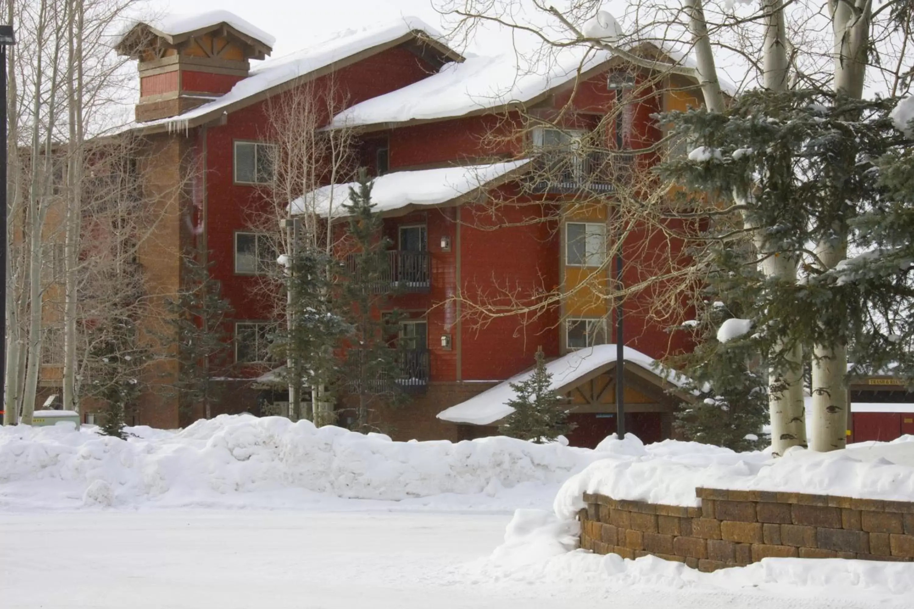 Facade/entrance, Winter in The Village at Steamboat