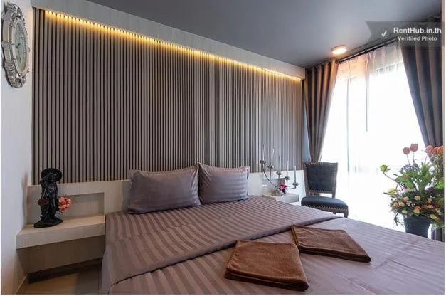 Bedroom, Bed in The Diamond 789 Minburi