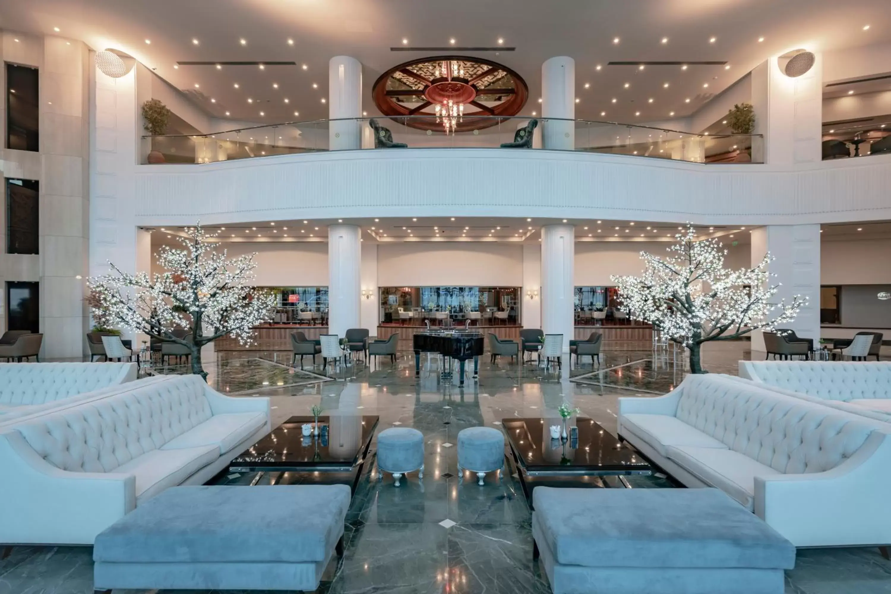Lobby or reception in Royal Teos Thermal Resort Clinic & Spa - Halal Hotel Lobby or reception in Royal Teos Thermal Resort Clinic & Spa - Halal Hotel