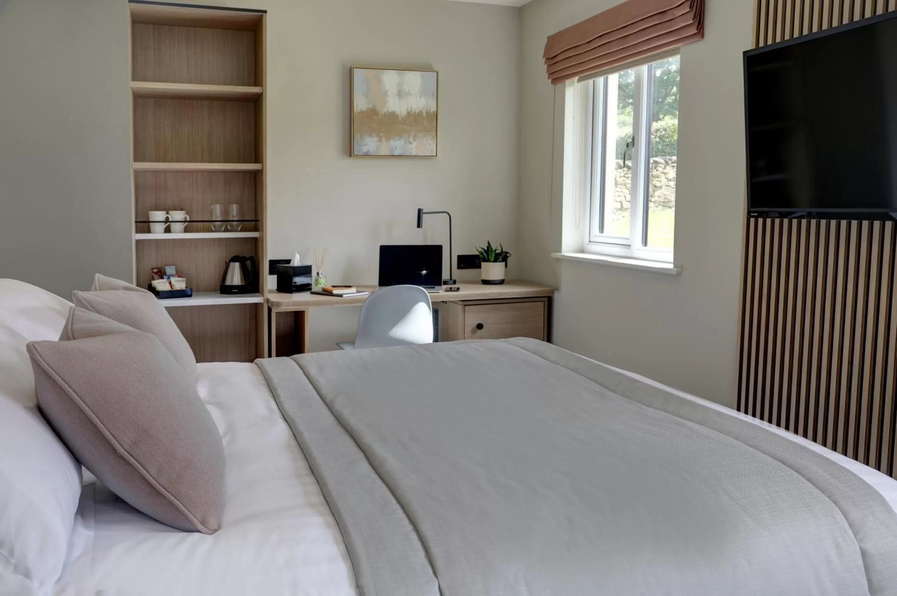 Bed in Mytton Fold Hotel, Ribble Valley