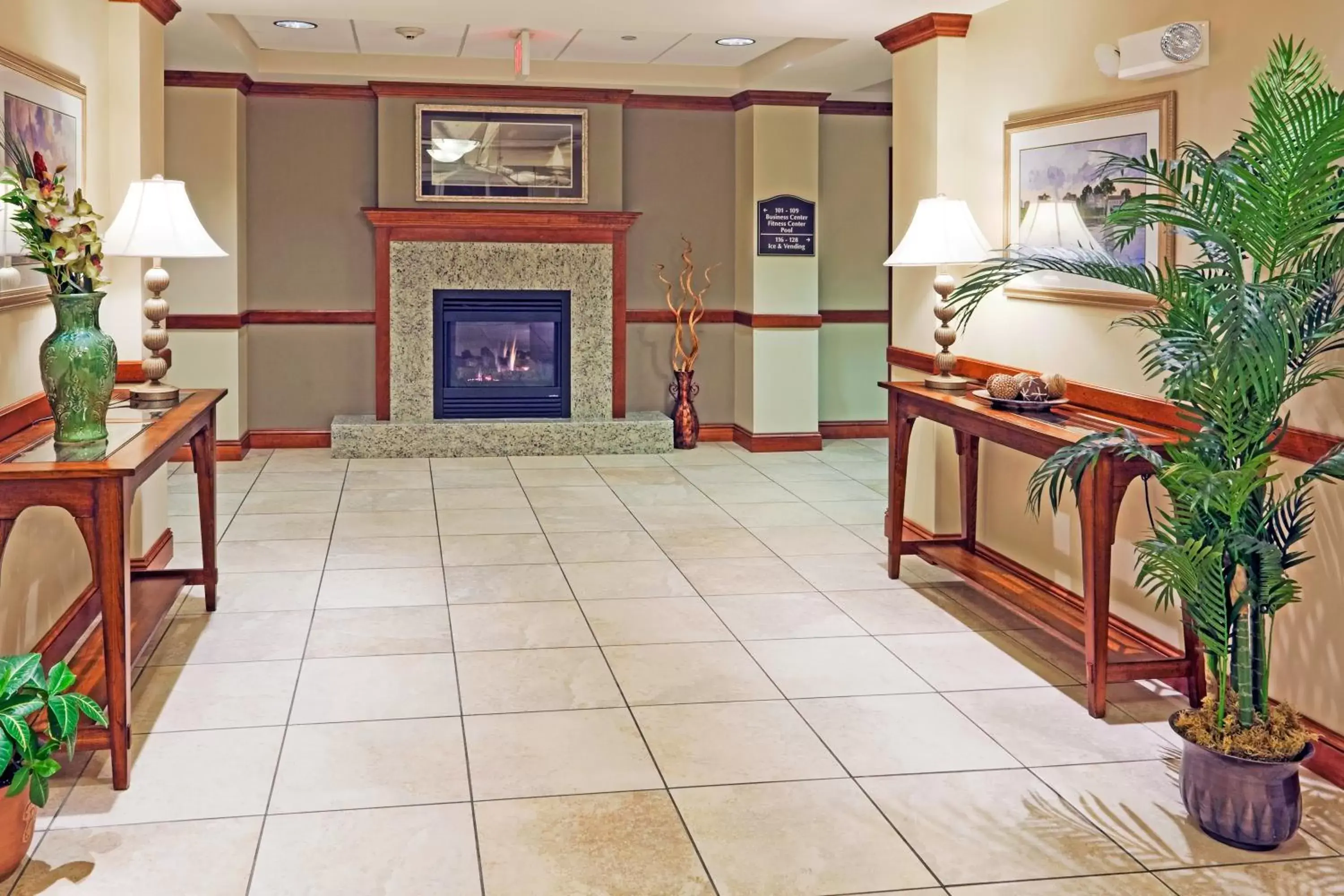 Property building, Lobby/Reception in Holiday Inn Express Hotel & Suites Hampton South-Seabrook, an IHG Hotel
