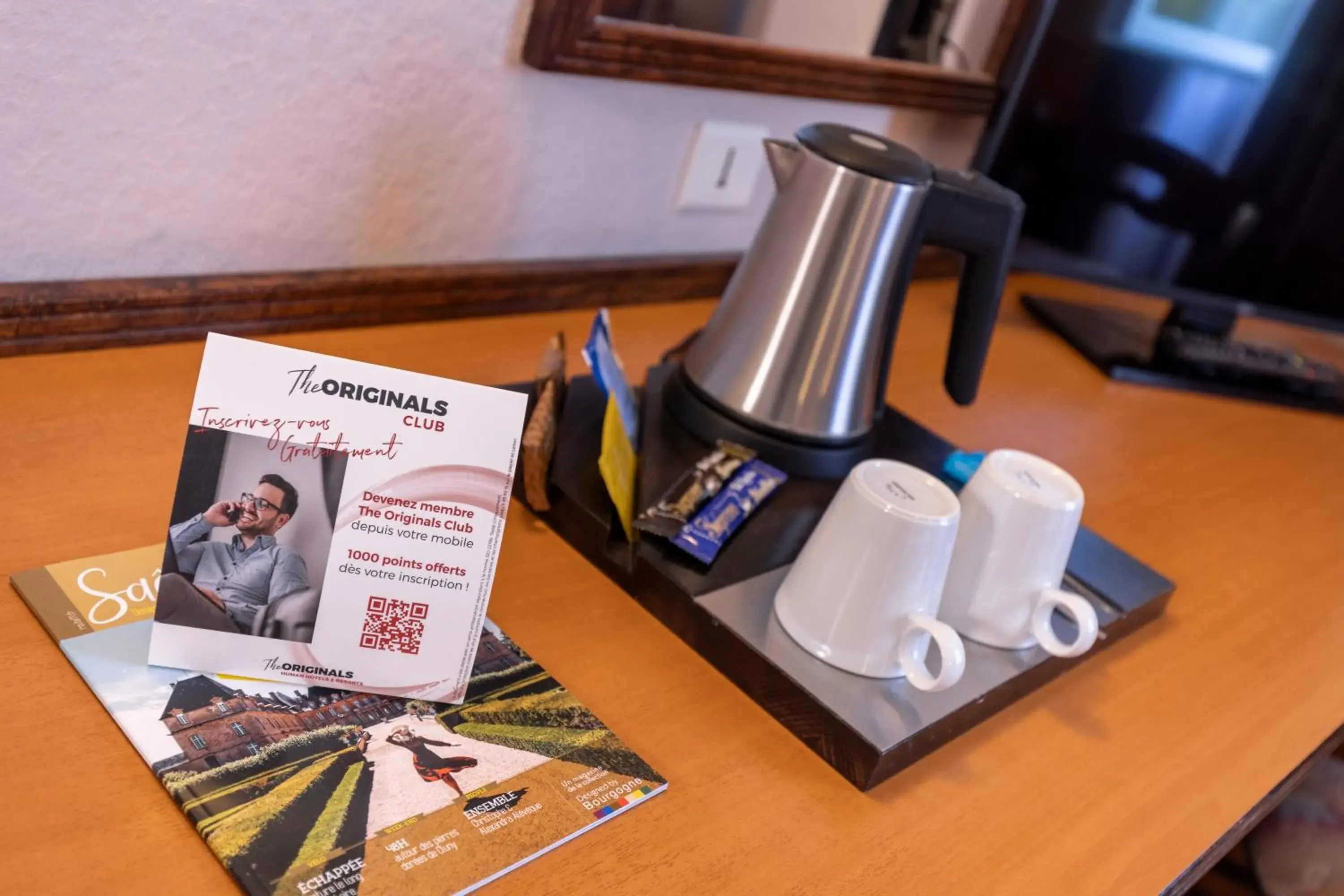 Coffee/tea facilities in The Originals City, Hotel Paray-le-Monial