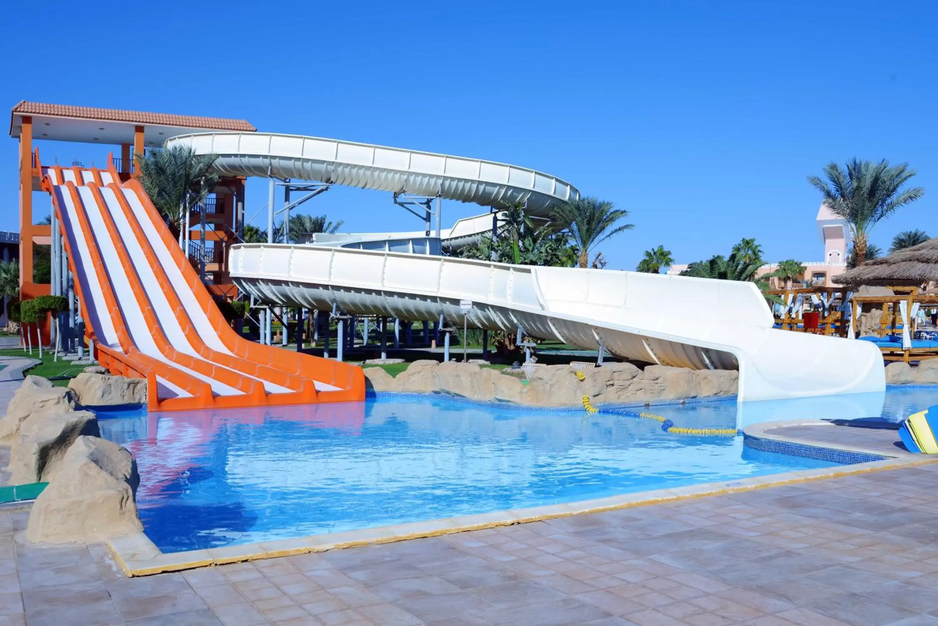 Aqua park in Beach Albatros Resort - Hurghada