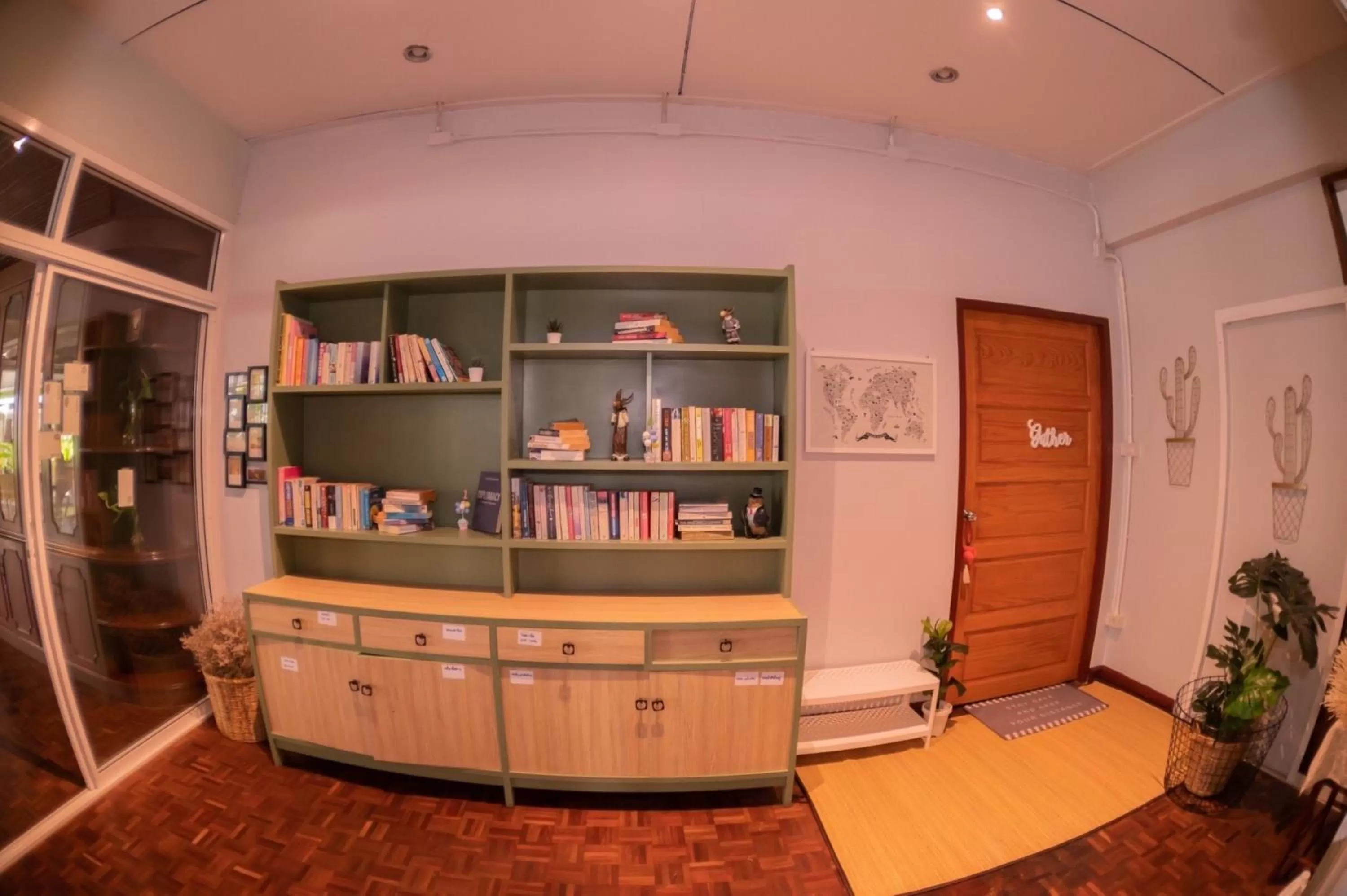 Library in A Day Villa Chiangmai