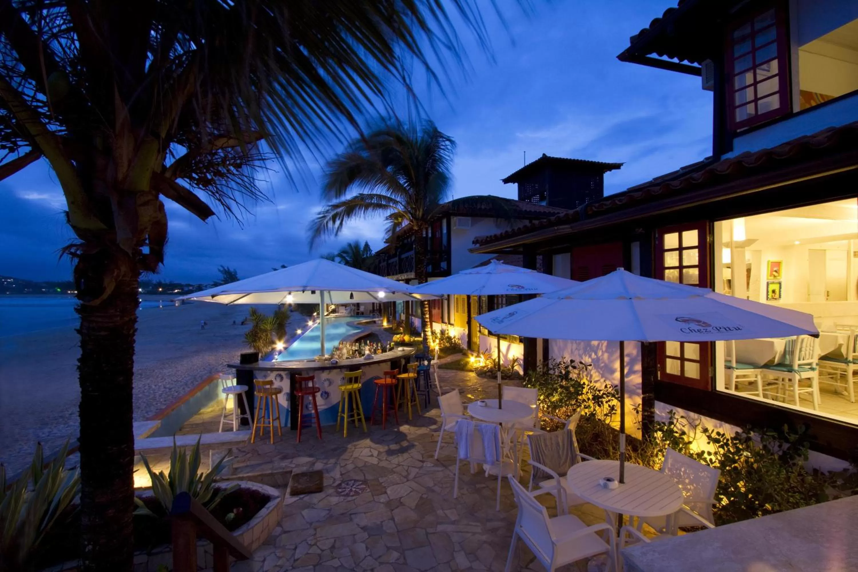 Balcony/Terrace in Chez Pitu Praia Hotel