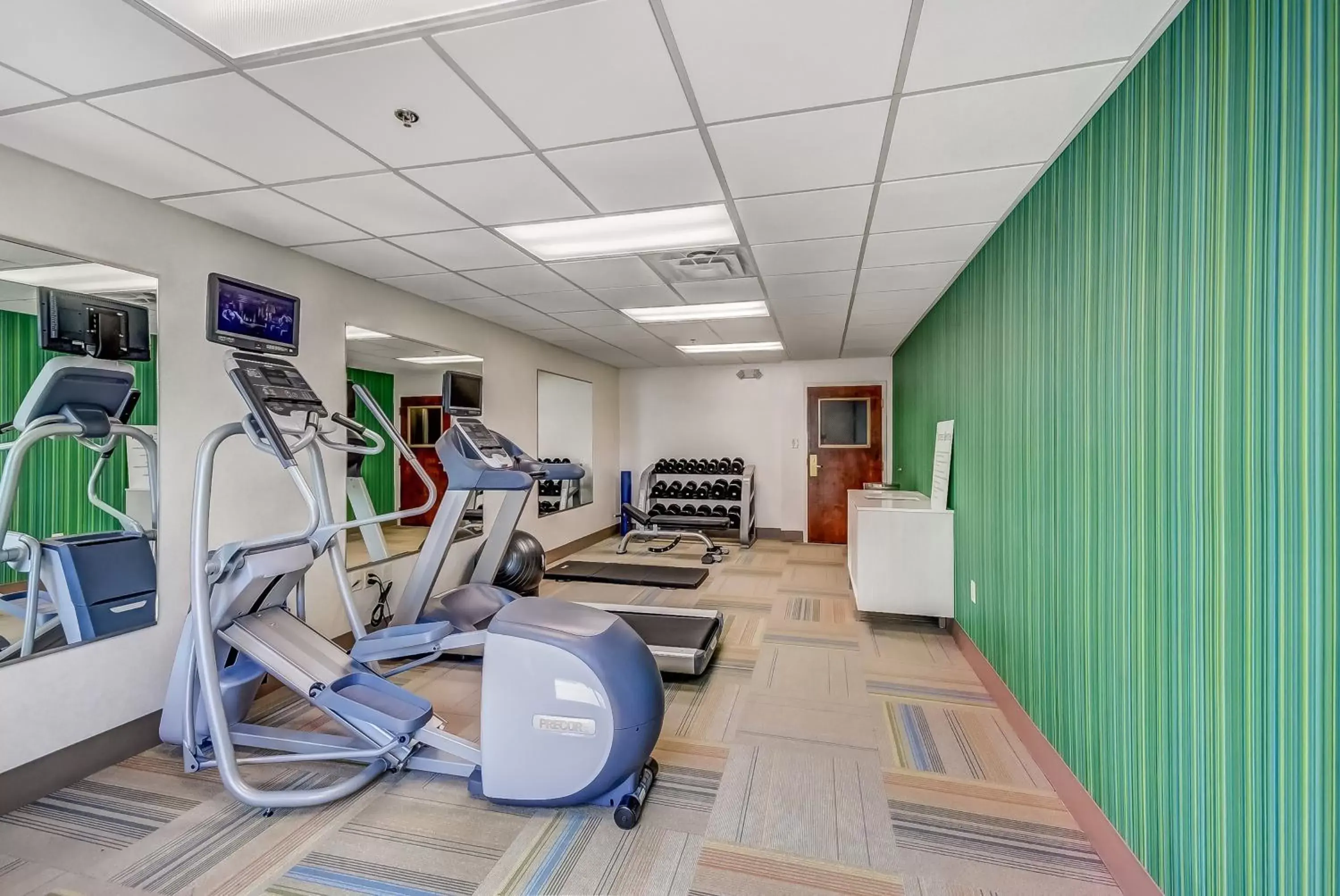 Fitness centre/facilities, Fitness Center/Facilities in Holiday Inn Express & Suites Greenville Airport, an IHG Hotel