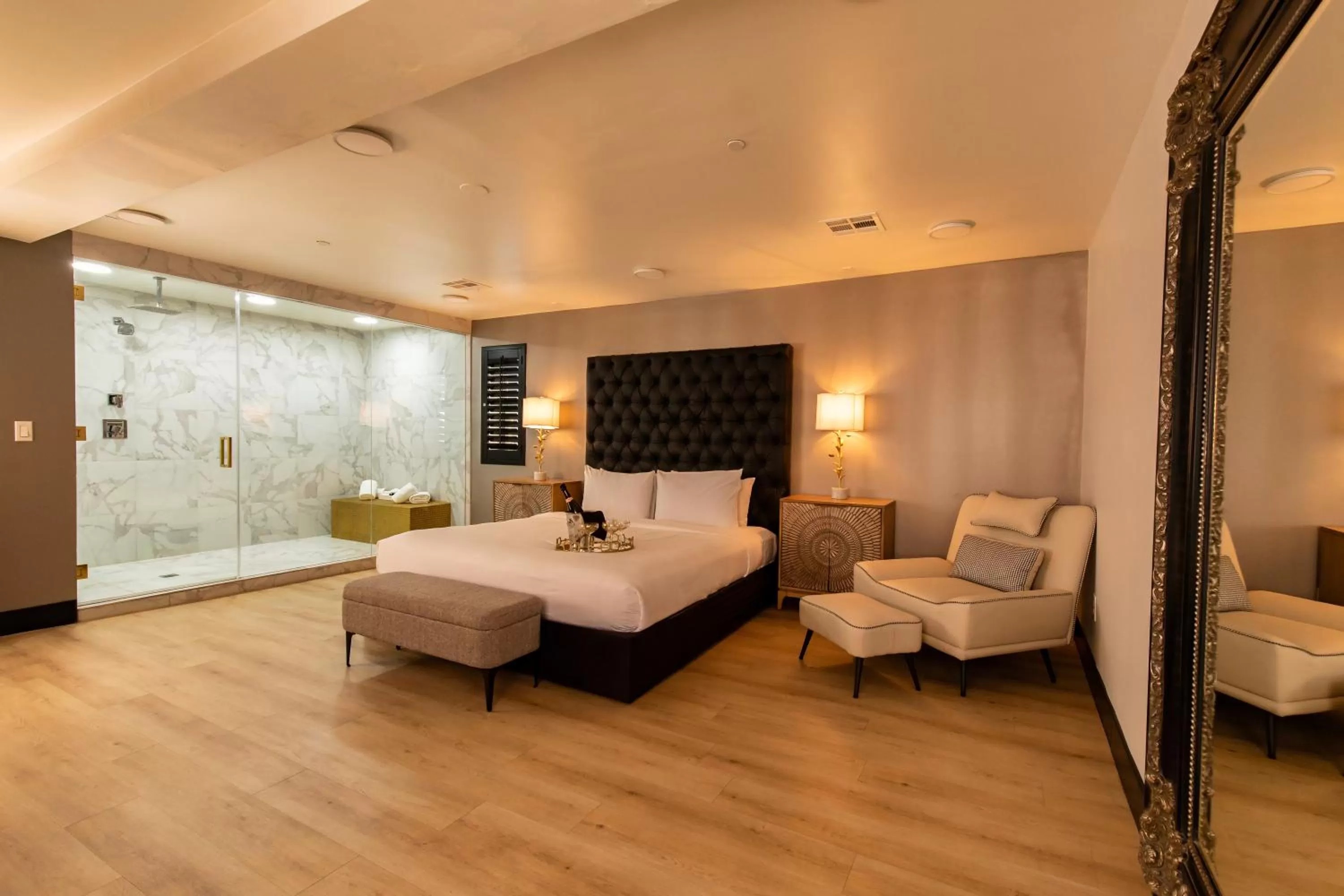 Bed in The Lexi Las Vegas