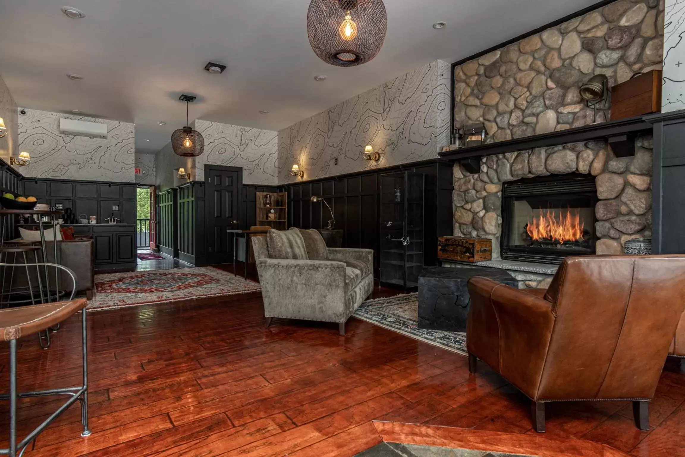 Lobby or reception in The Alpine Lodge Lobby or reception in The Alpine Lodge