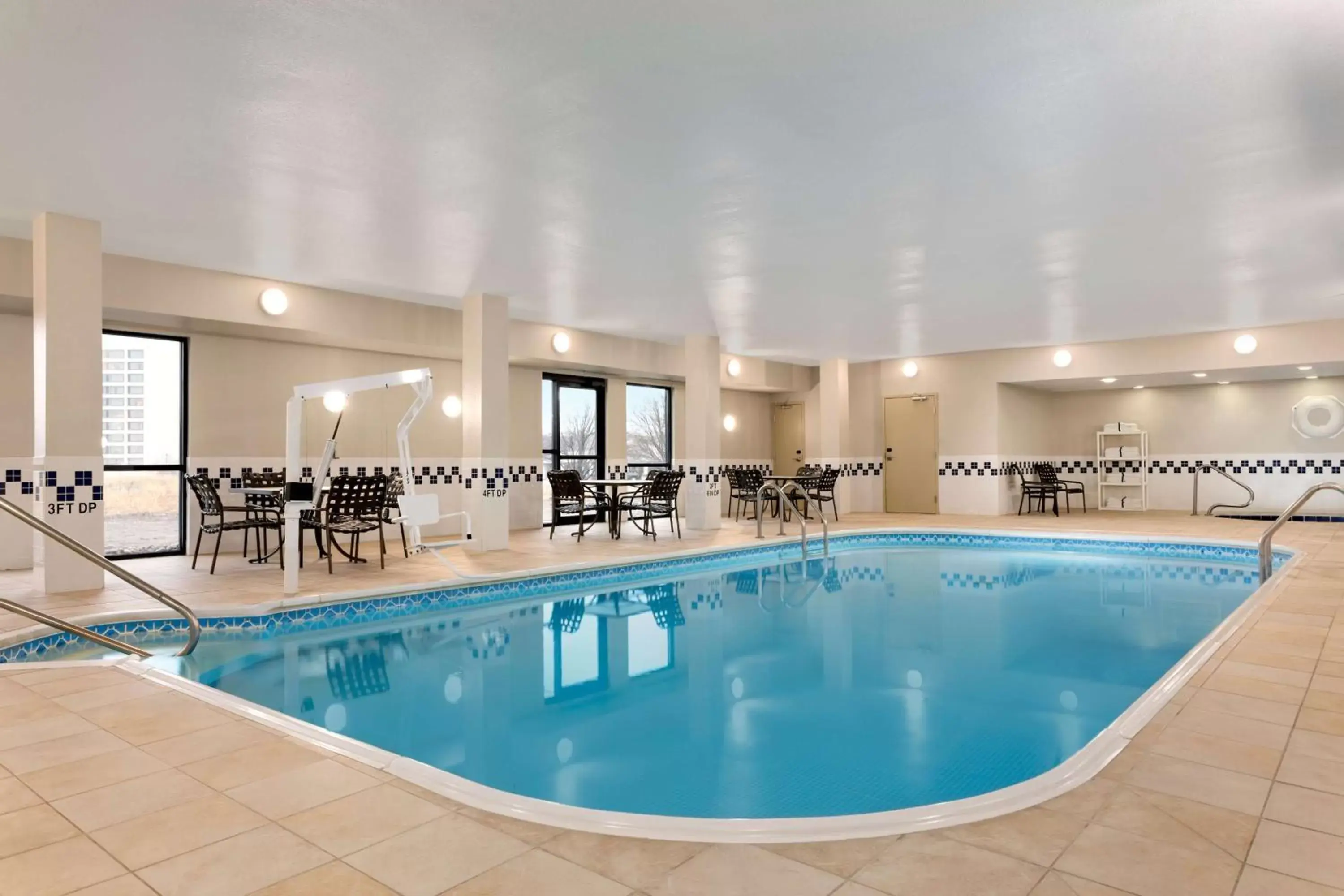 Pool view, Swimming Pool in Hampton Inn Wichita-East