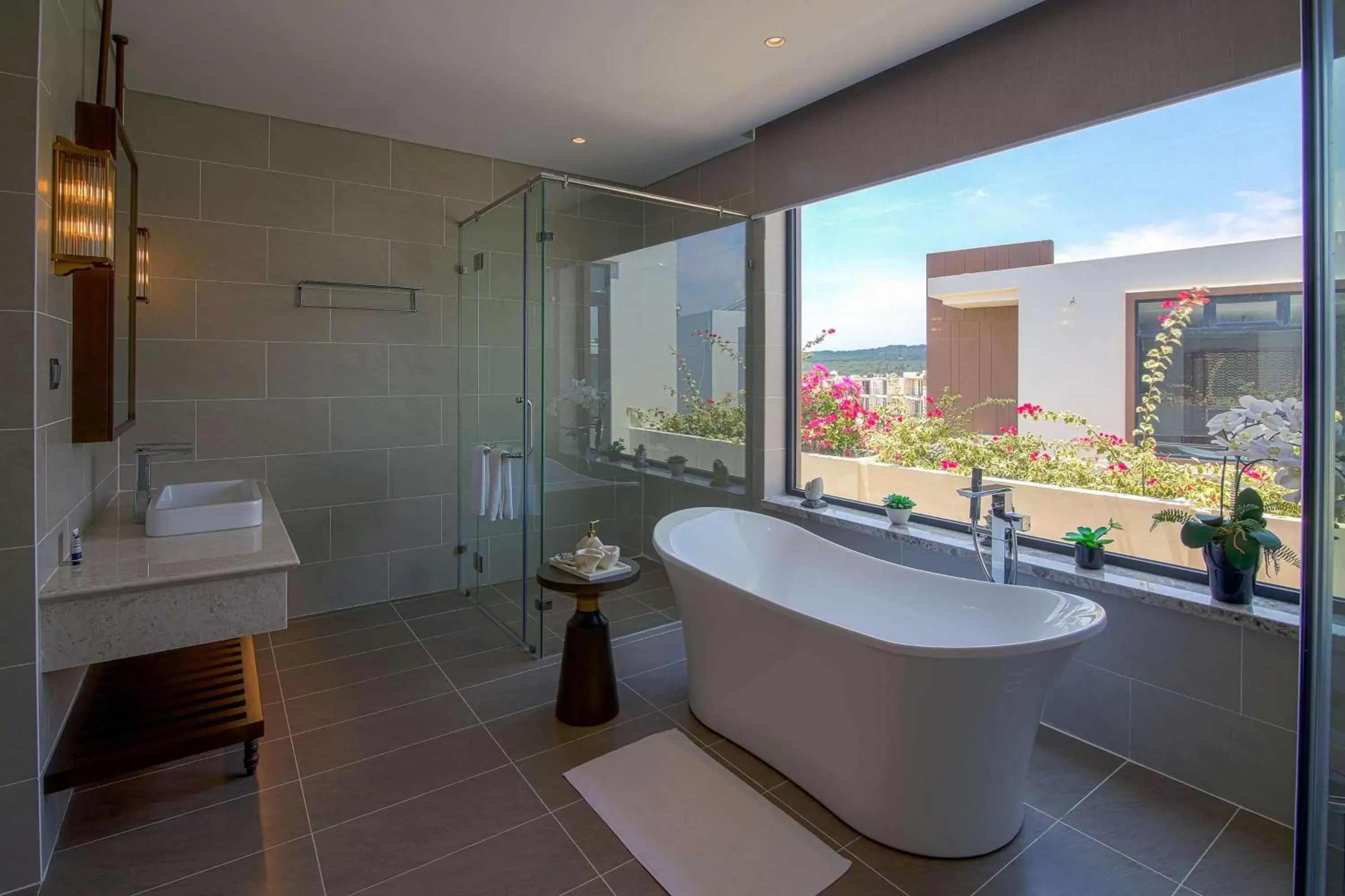 Bathroom in Wyndham Grand KN Paradise Cam Ranh