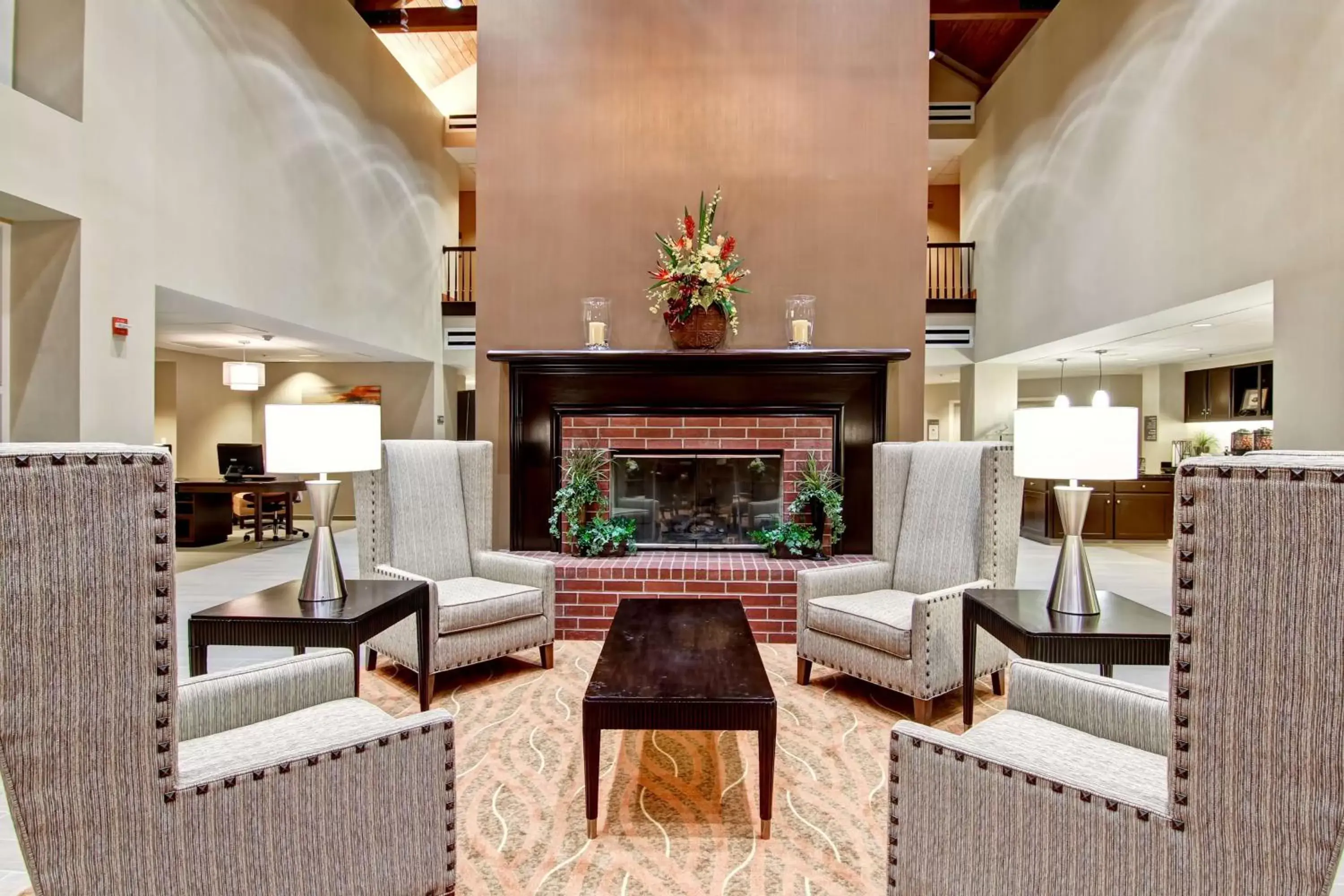 Lobby or reception, Lounge/Bar in Homewood Suites Houston Kingwood Parc Airport Area