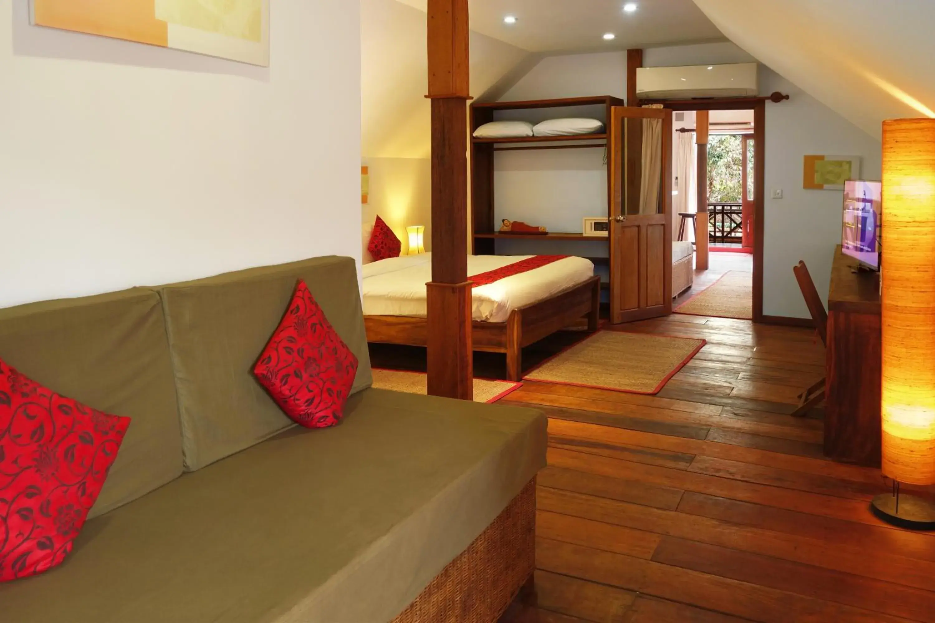 Living room, Bunk Bed in Sok San Beach Resort