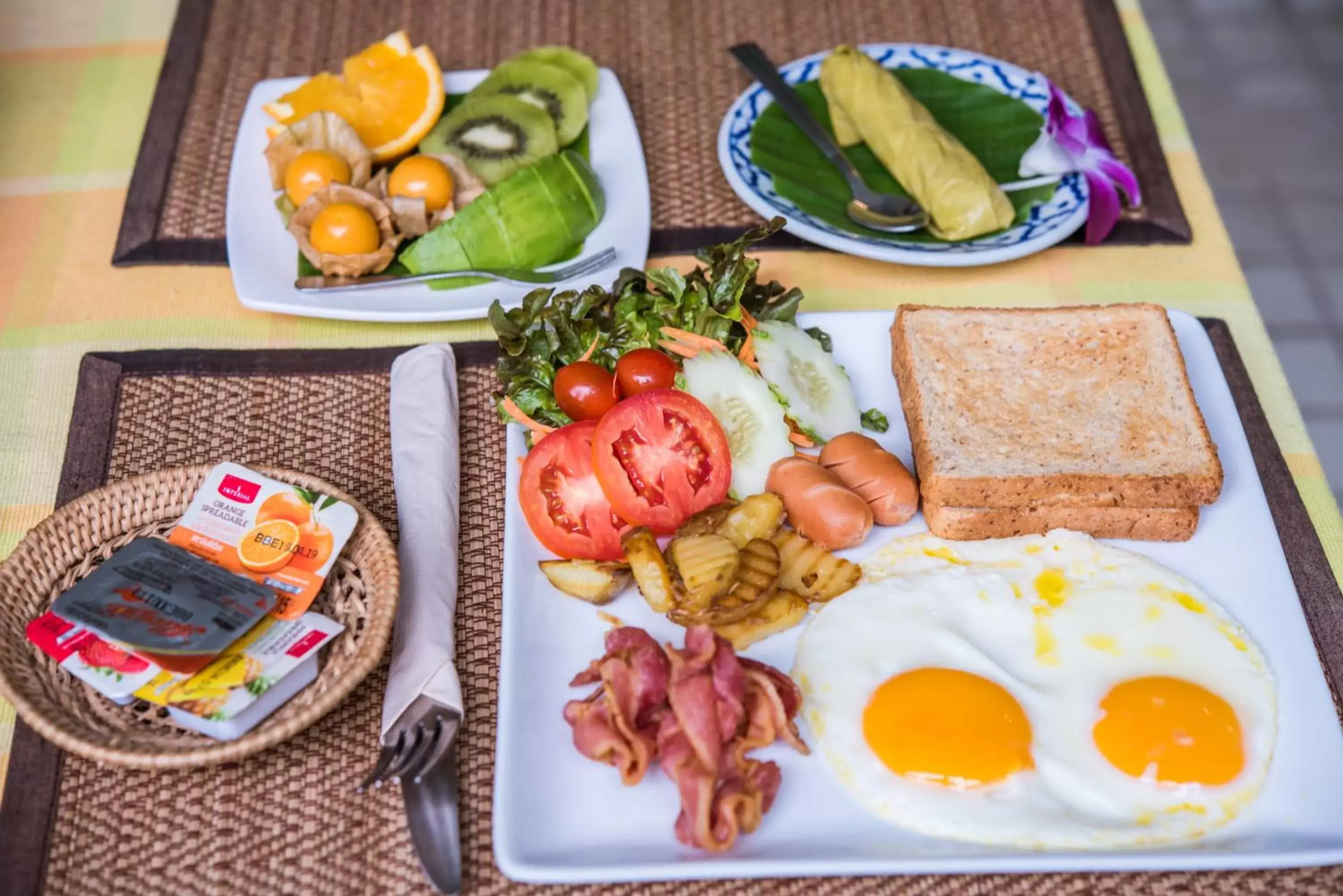 Continental breakfast in Chedi Home Continental breakfast in Chedi Home