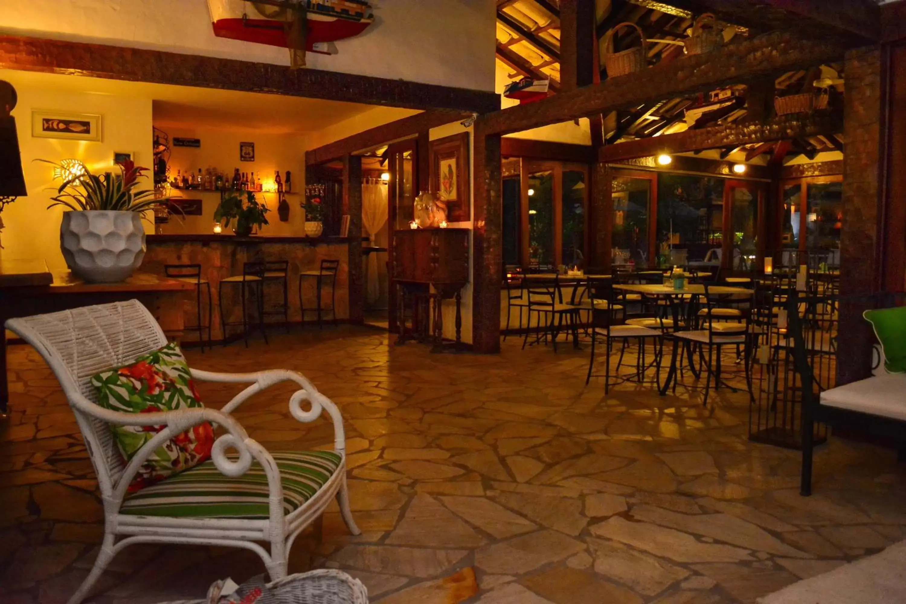 Lounge or bar, Restaurant/Places to Eat in Pousada do Namorado