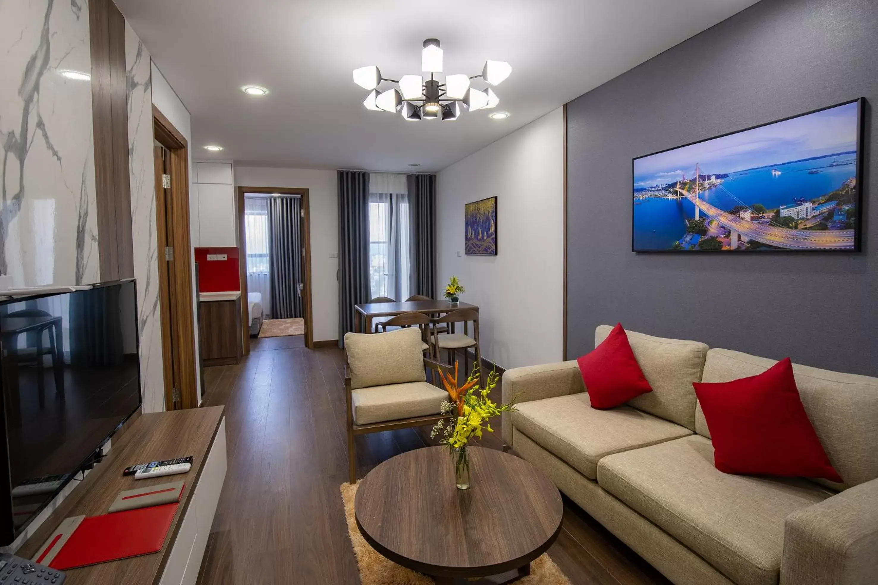 Two-Bedroom Deluxe Suite - Non-Smoking in Ramada Hotel & Suites by Wyndham Halong Bay View Two-Bedroom Deluxe Suite - Non-Smoking in Ramada Hotel & Suites by Wyndham Halong Bay View