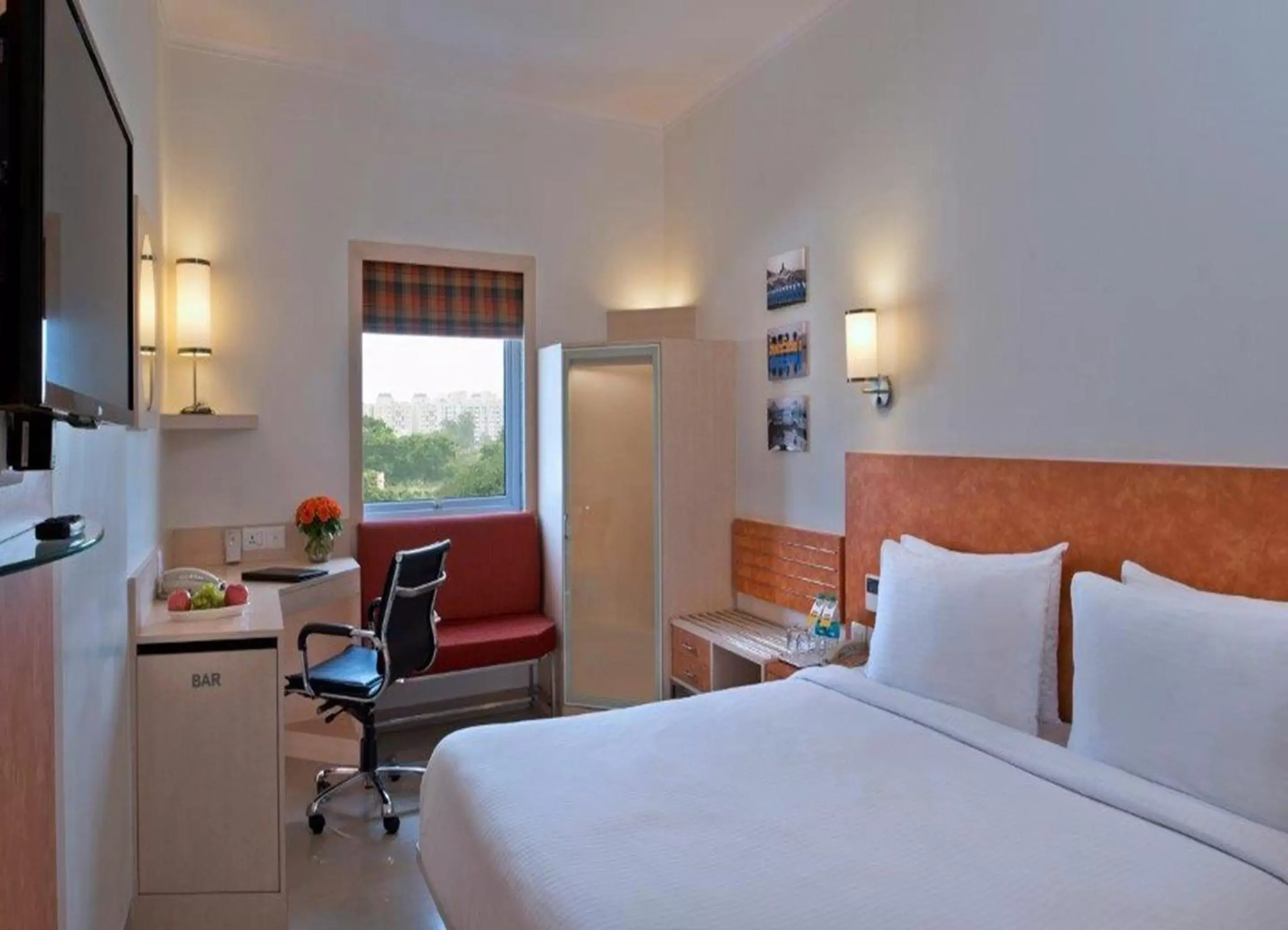 Bedroom, Bed in Nirwana Hometel Jaipur- A Sarovar Hotel