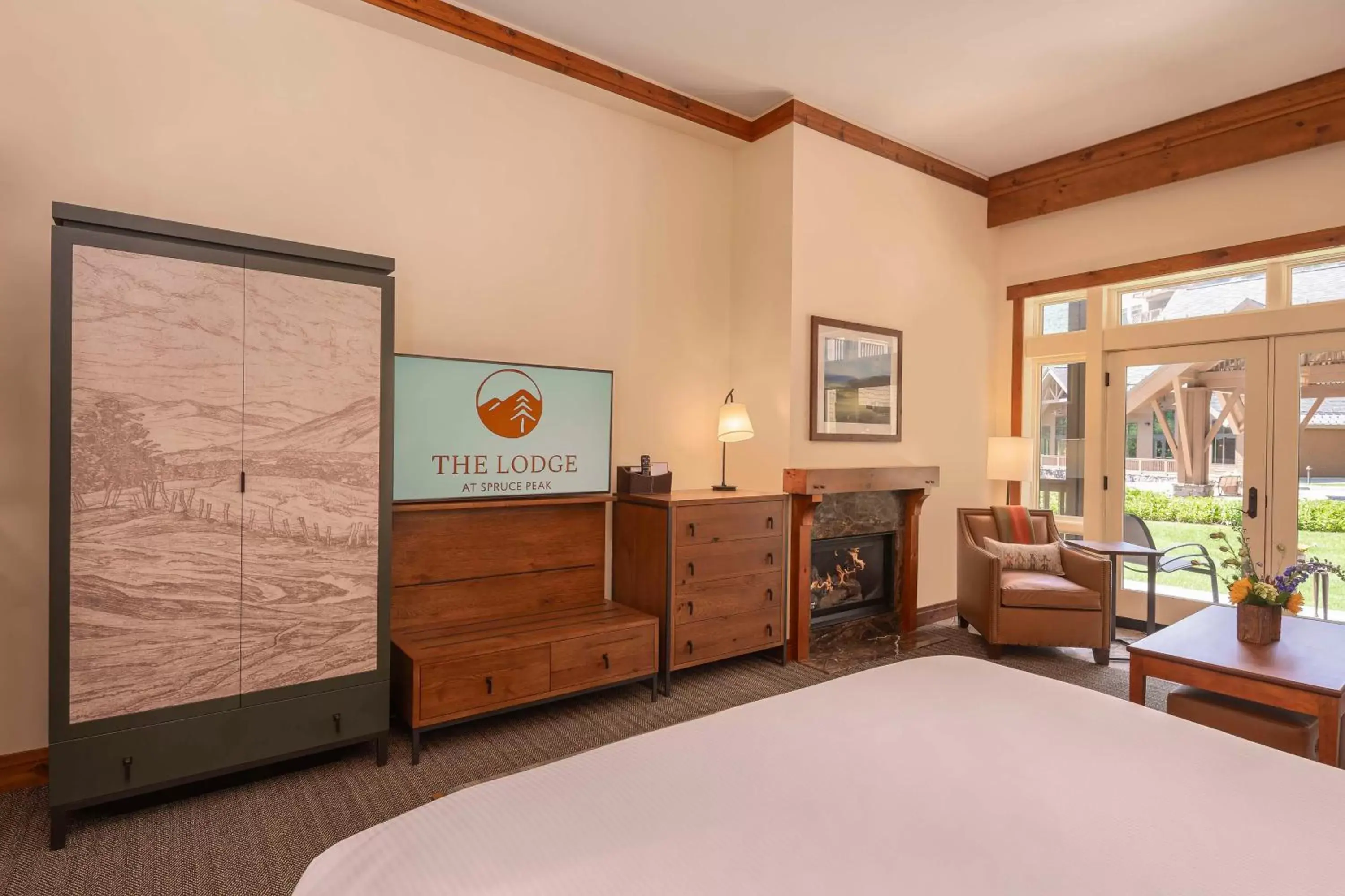Bedroom in The Lodge at Spruce Peak, a Destination by Hyatt Residence