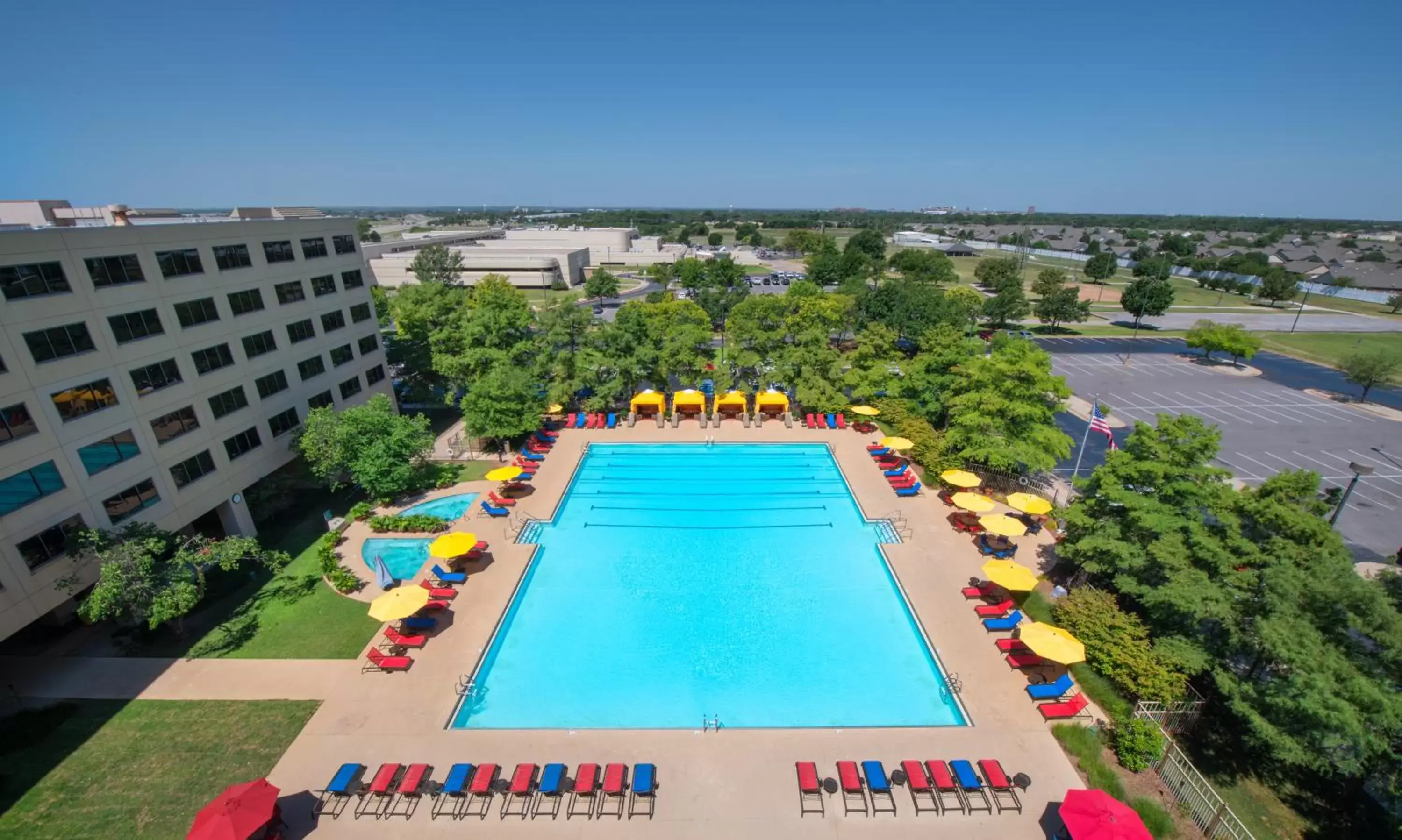 Bird's eye view, Pool View in NCED Conference Center & Hotel