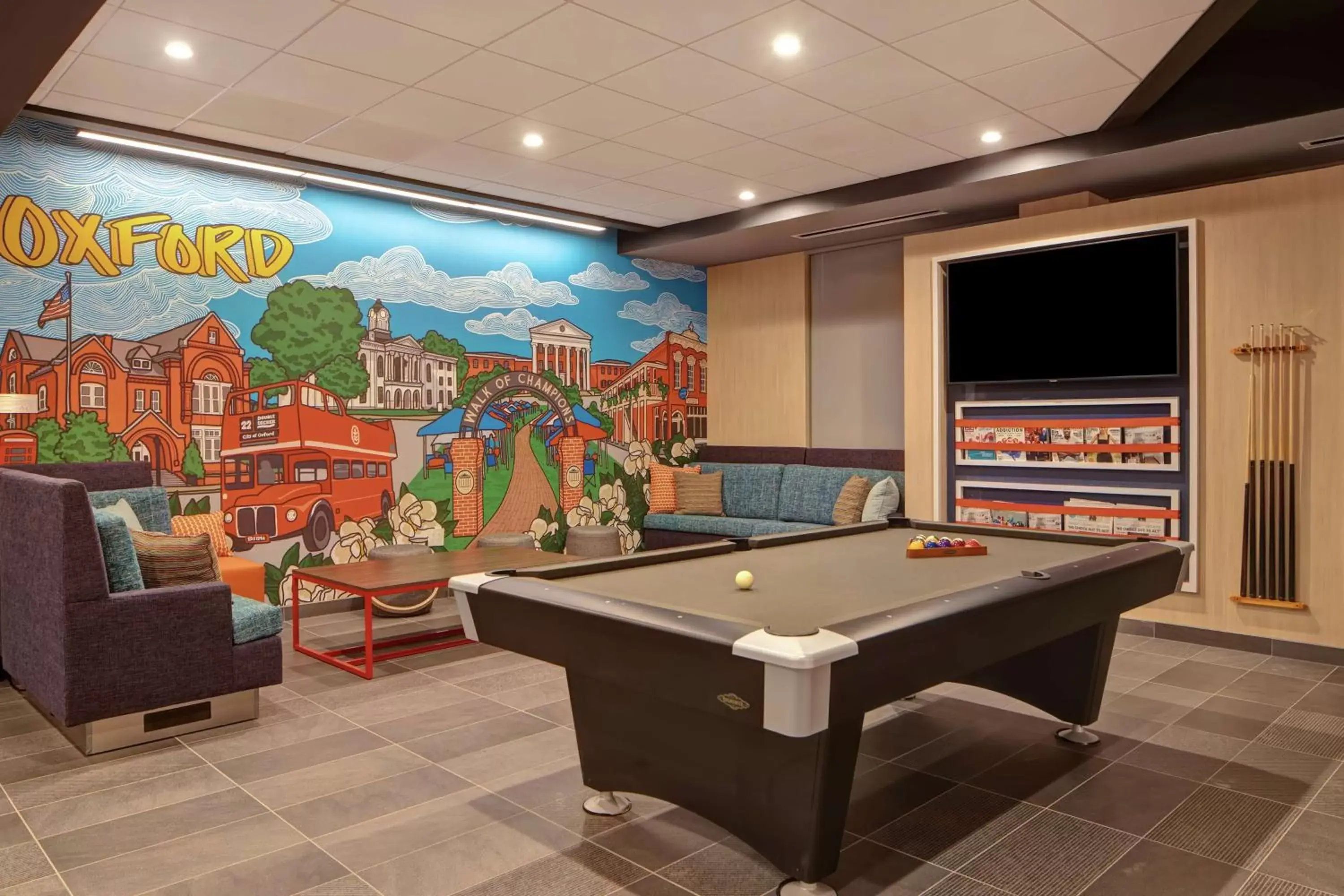 Lobby or reception, Billiards in Tru By Hilton Oxford