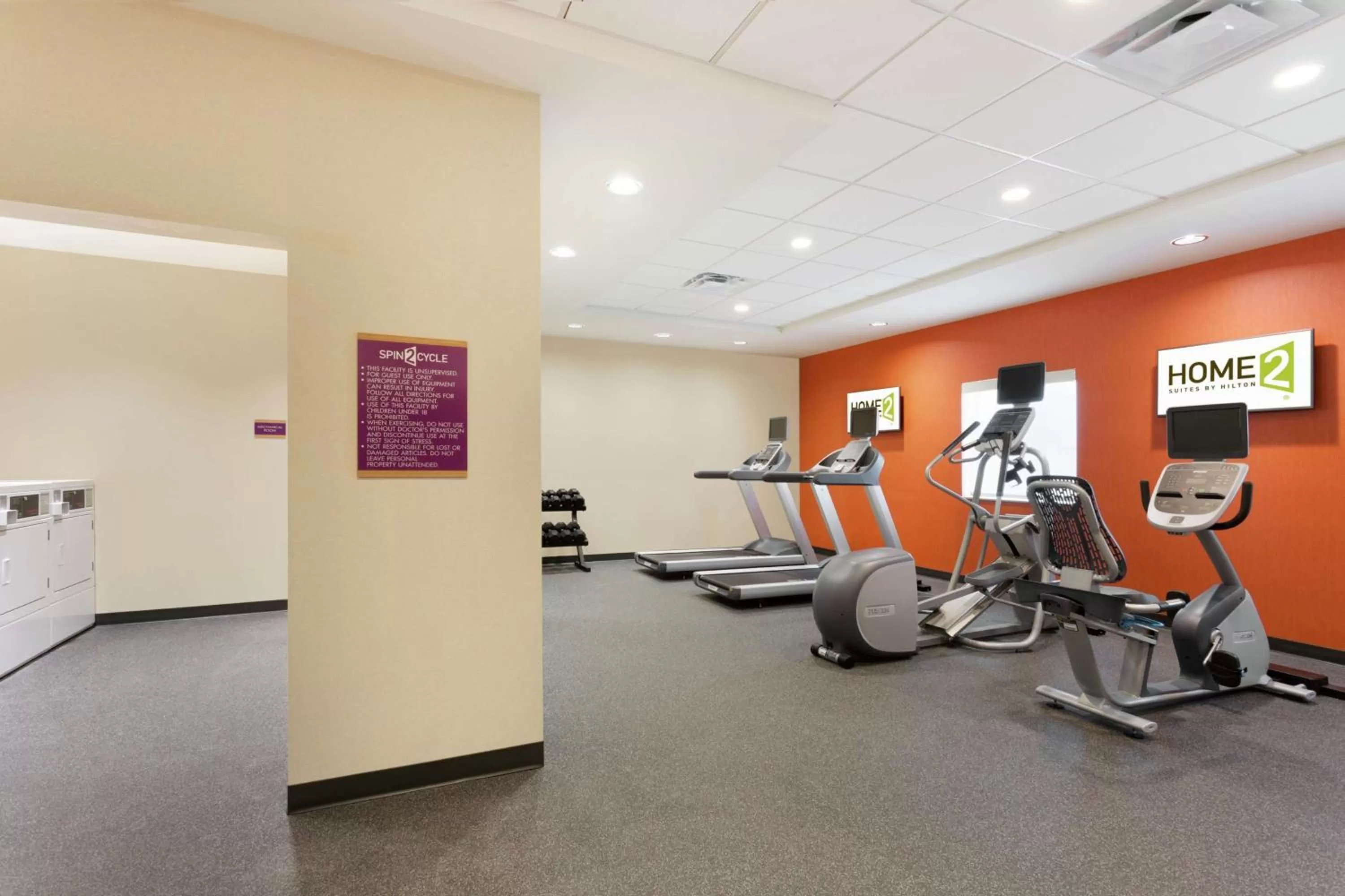 Fitness centre/facilities in Home2 Suites by Hilton Midland