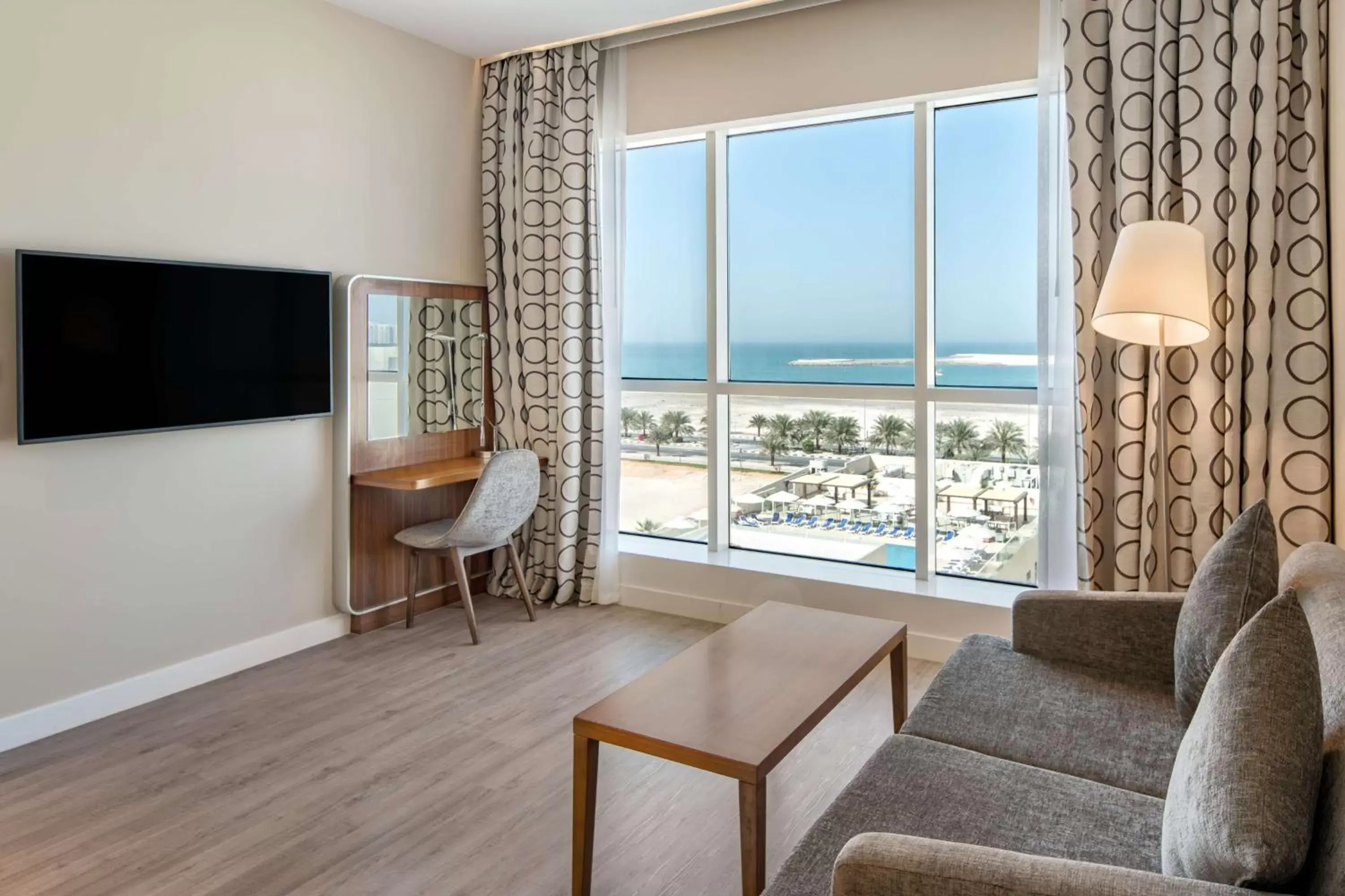 View (from property/room), TV/Entertainment Center in Radisson Resort Ras Al Khaimah Marjan Island