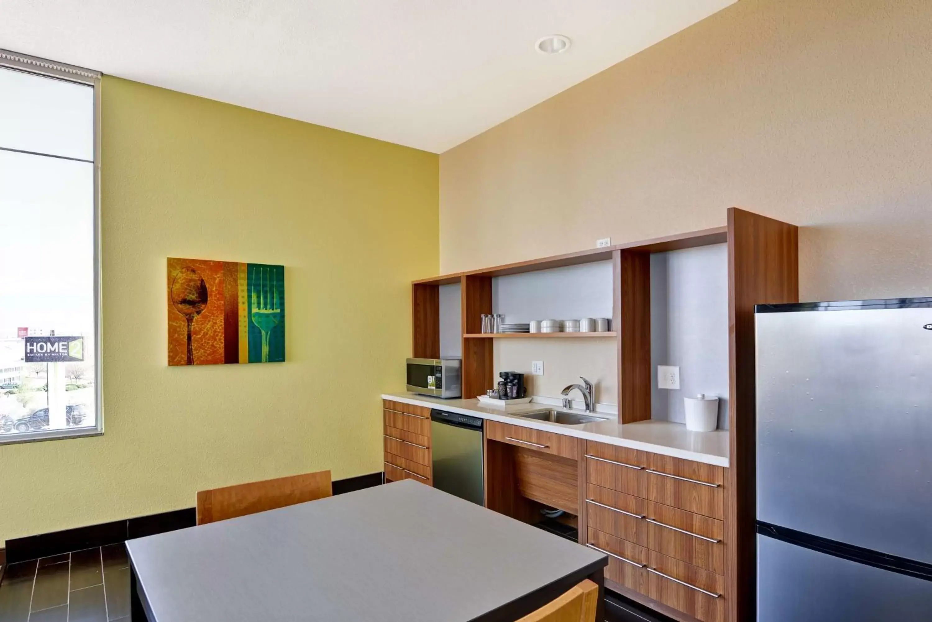 Kitchen or kitchenette, Kitchen/Kitchenette in Home2 Suites by Hilton Albuquerque Downtown/University