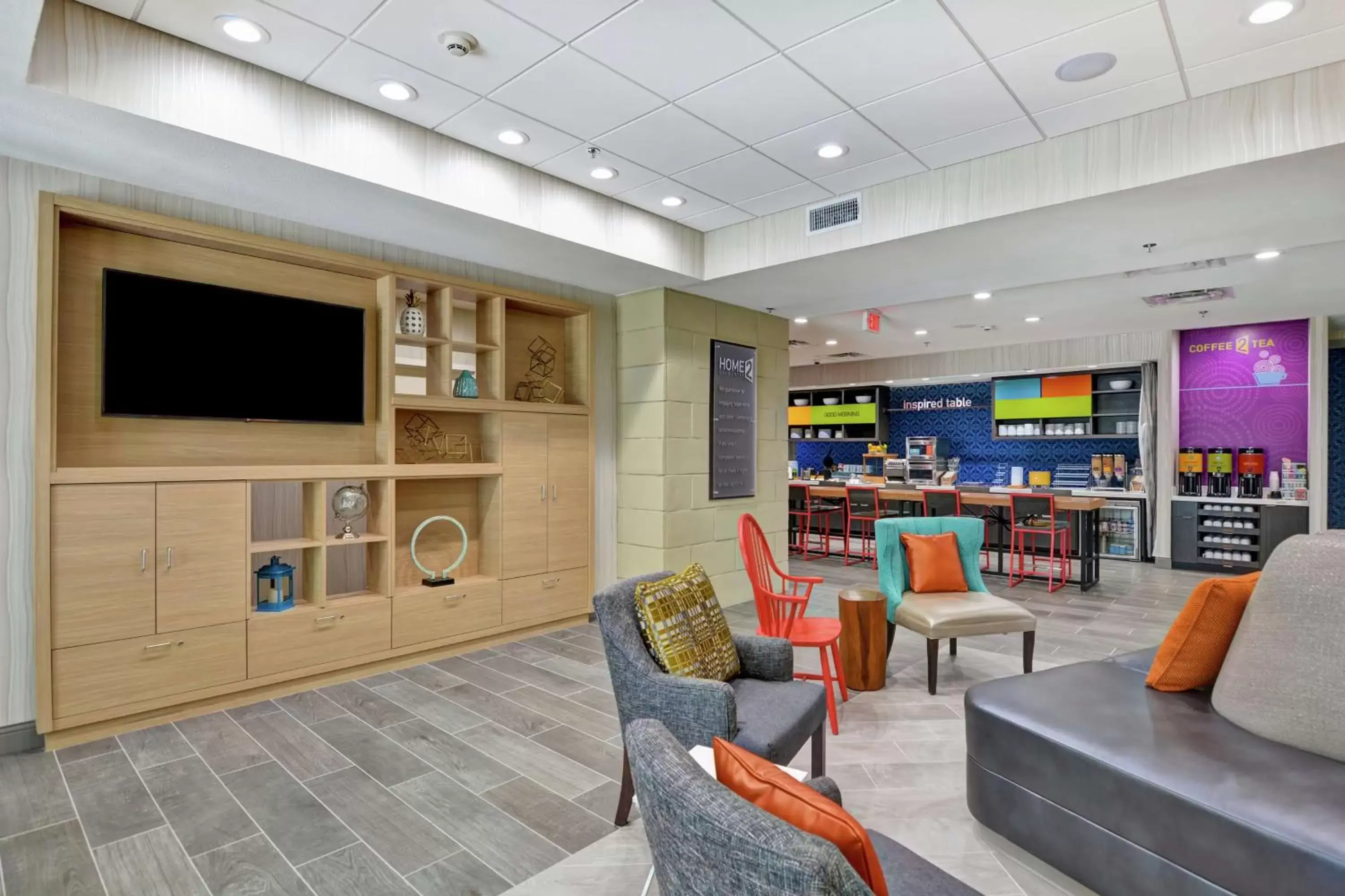 Lobby or reception in Home2 Suites By Hilton McKinney