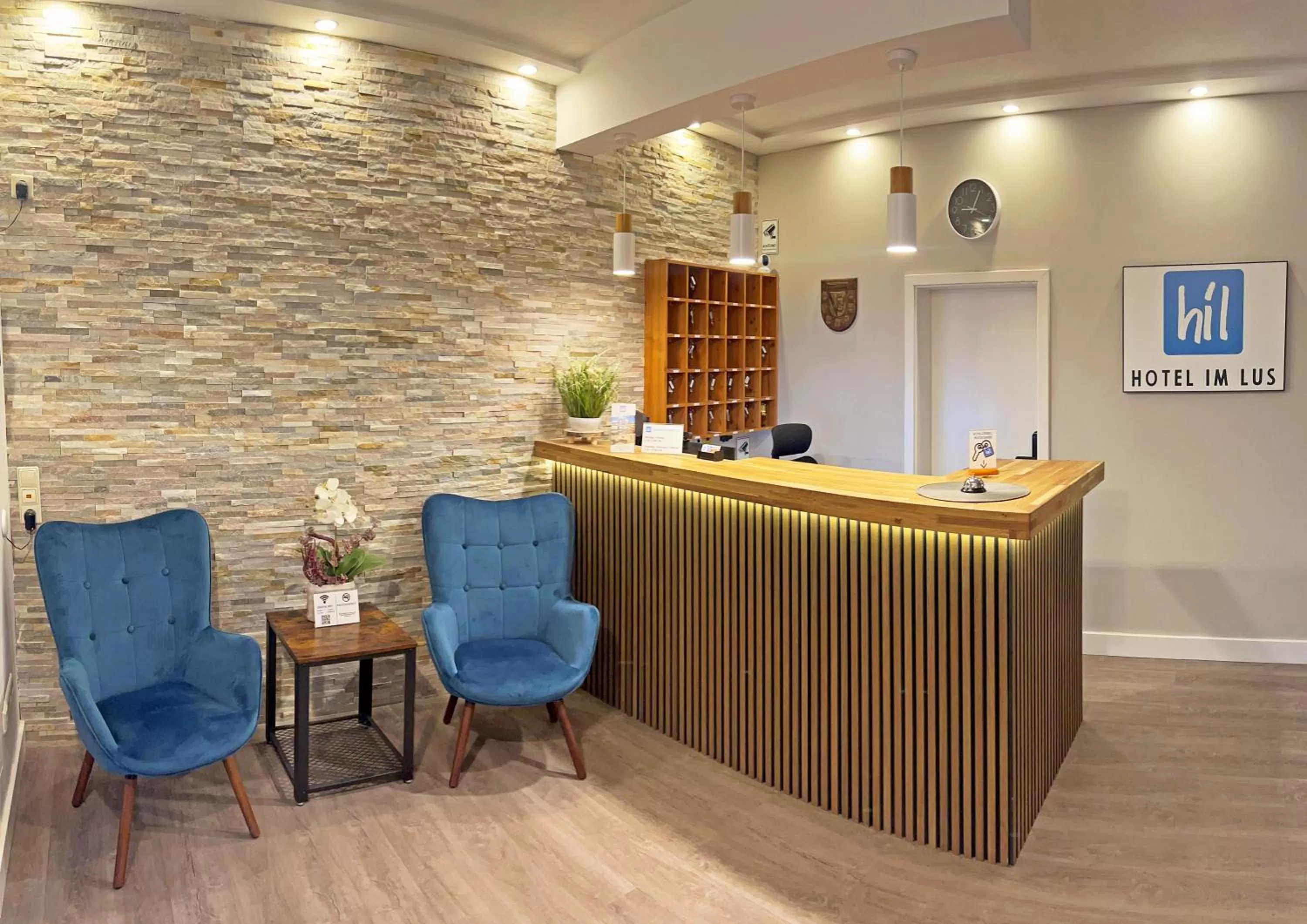 Lobby or reception in HIL - Hotel im Lus Schopfheim